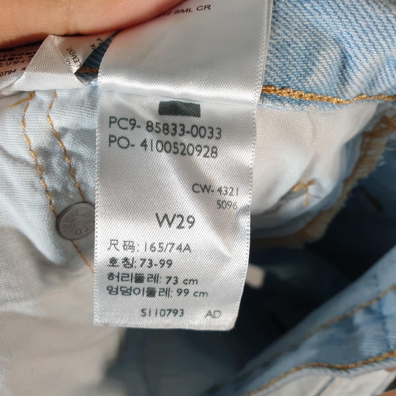 Vintage Levi’s 501 Cut Off Baggy Shorts Jorts Cargo Womens W29 Blue Relaxed Denim