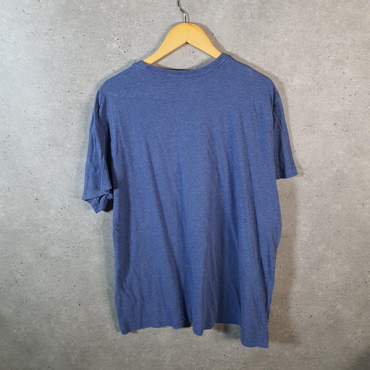 Vintage Ralph Lauren Polo T Shirt Men’s XL Blue Embroidered Pony Classic Fit C9113