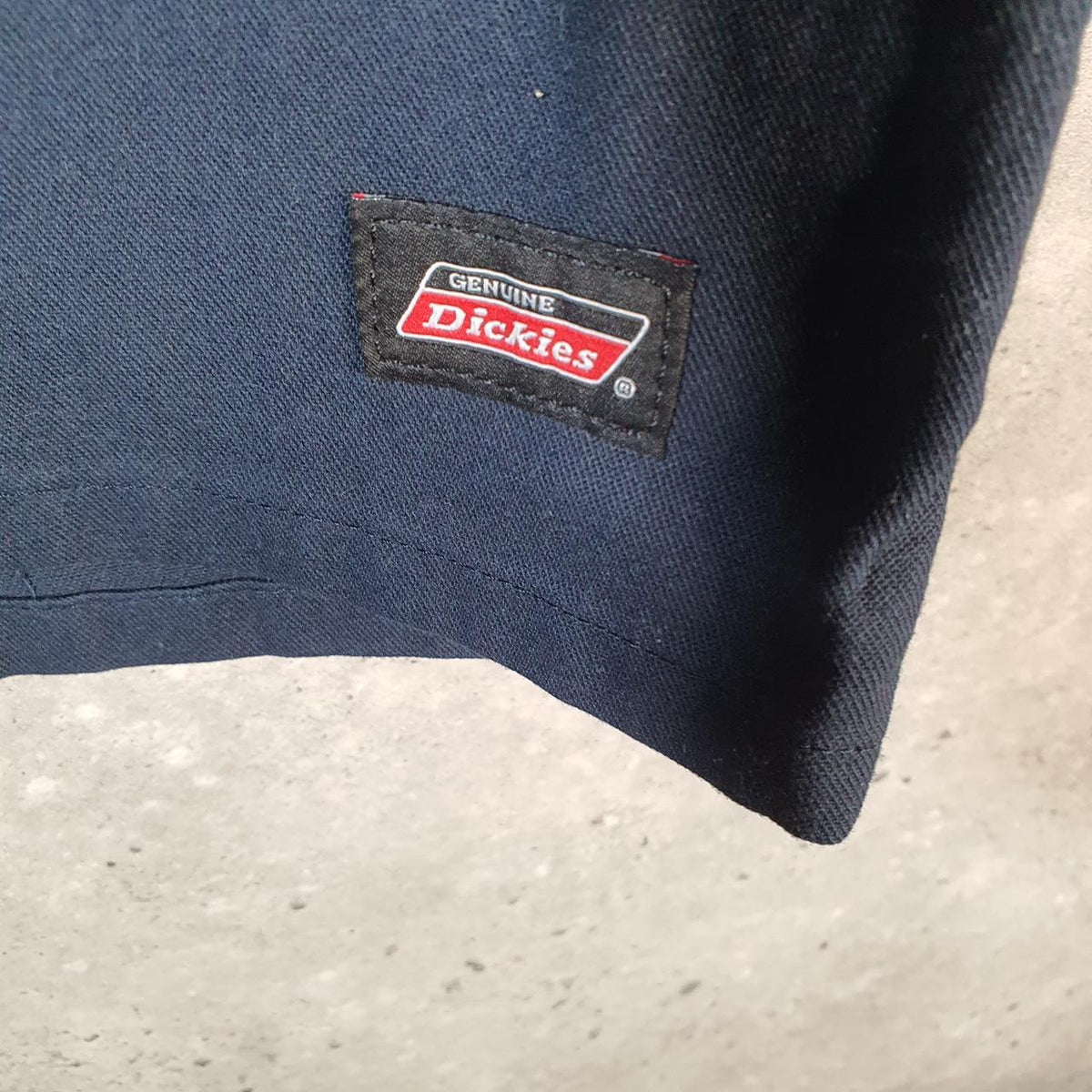 Vintage Dickies Baggy Chino Shorts Jorts Cargo Mens W38 Navy Blue Regular Fit