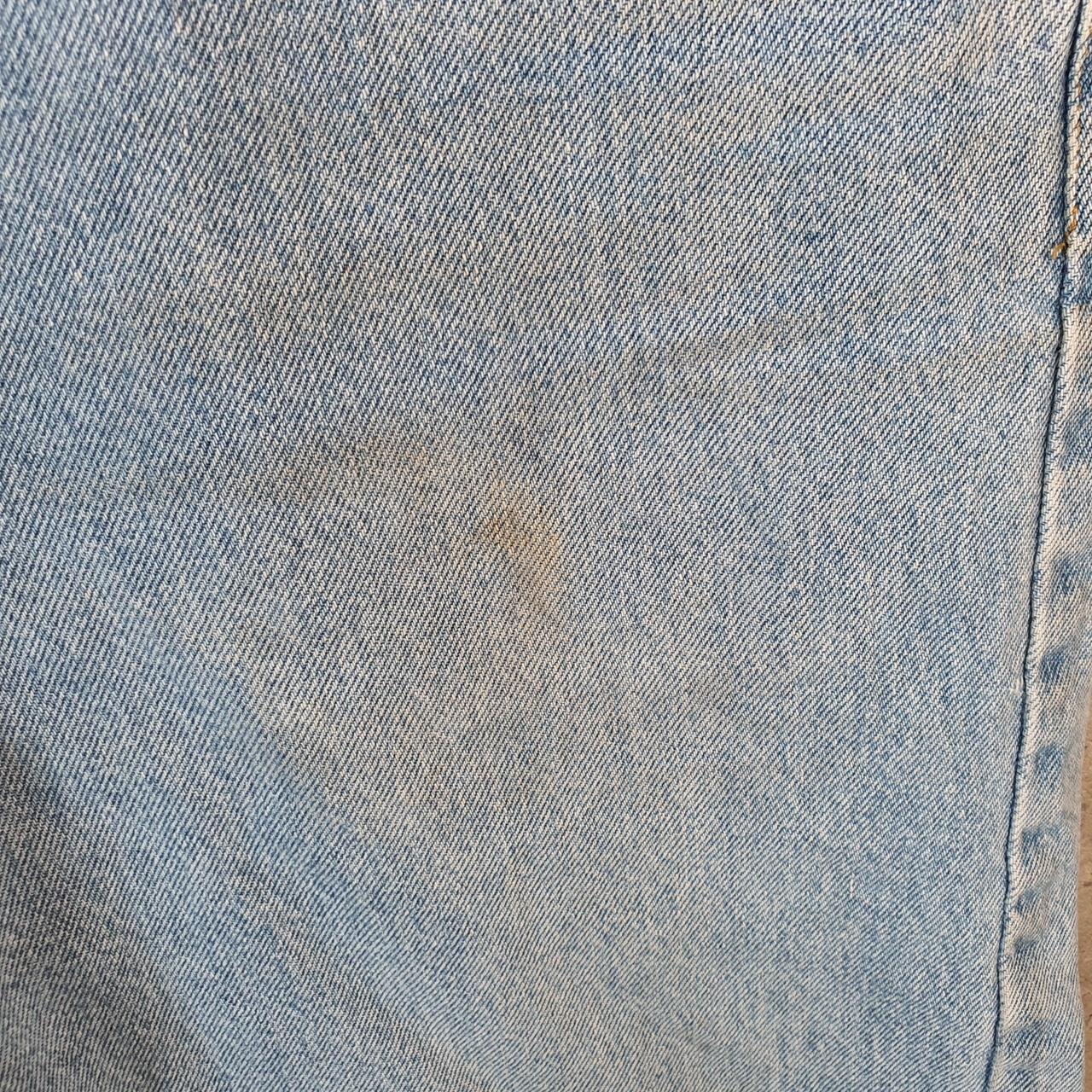 Vintage Carhartt Baggy Carpenter Shorts Jorts Cargo Men’s W36 Blue Relaxed Fit Workwear A4856