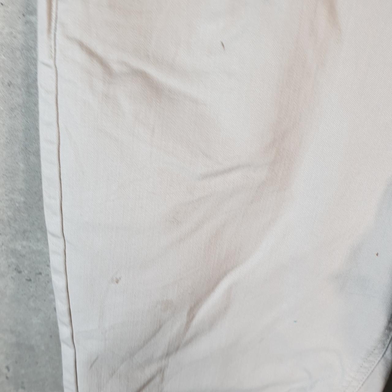 Vintage Lee Baggy Shorts Jorts Cargo Womens W30 Beige Relaxed Denim