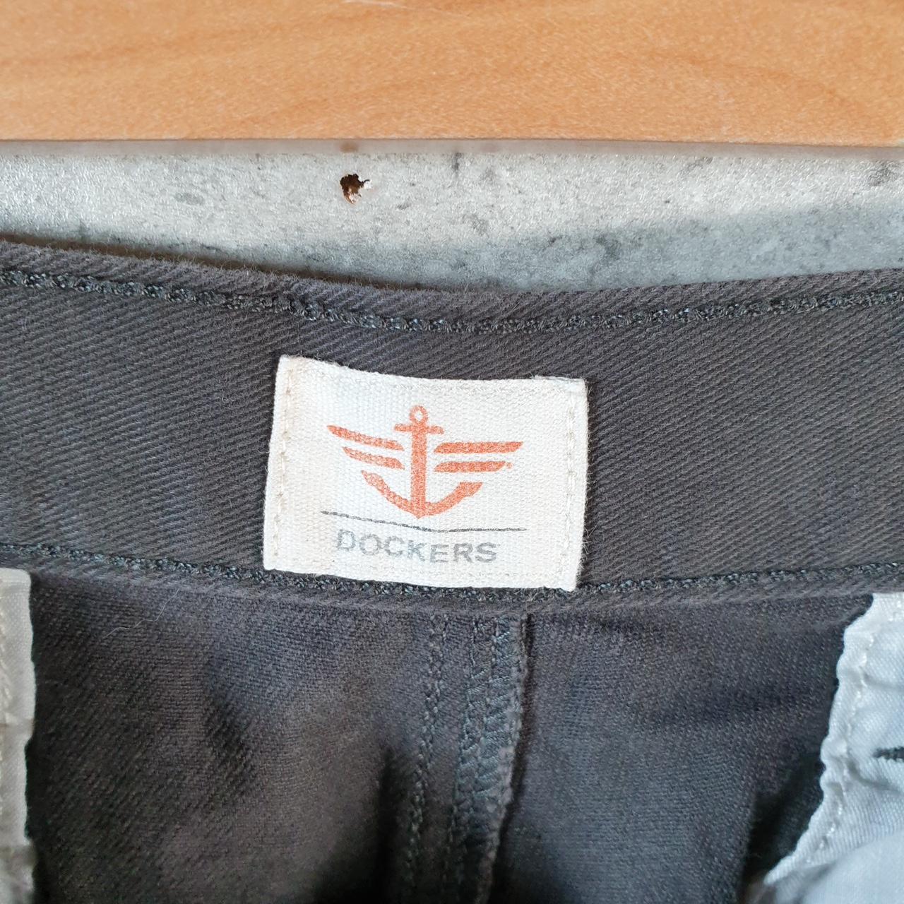 Vintage Dockers Chino Shorts Jorts Cargo Men’s W36 Grey Baggy Cotton A4282