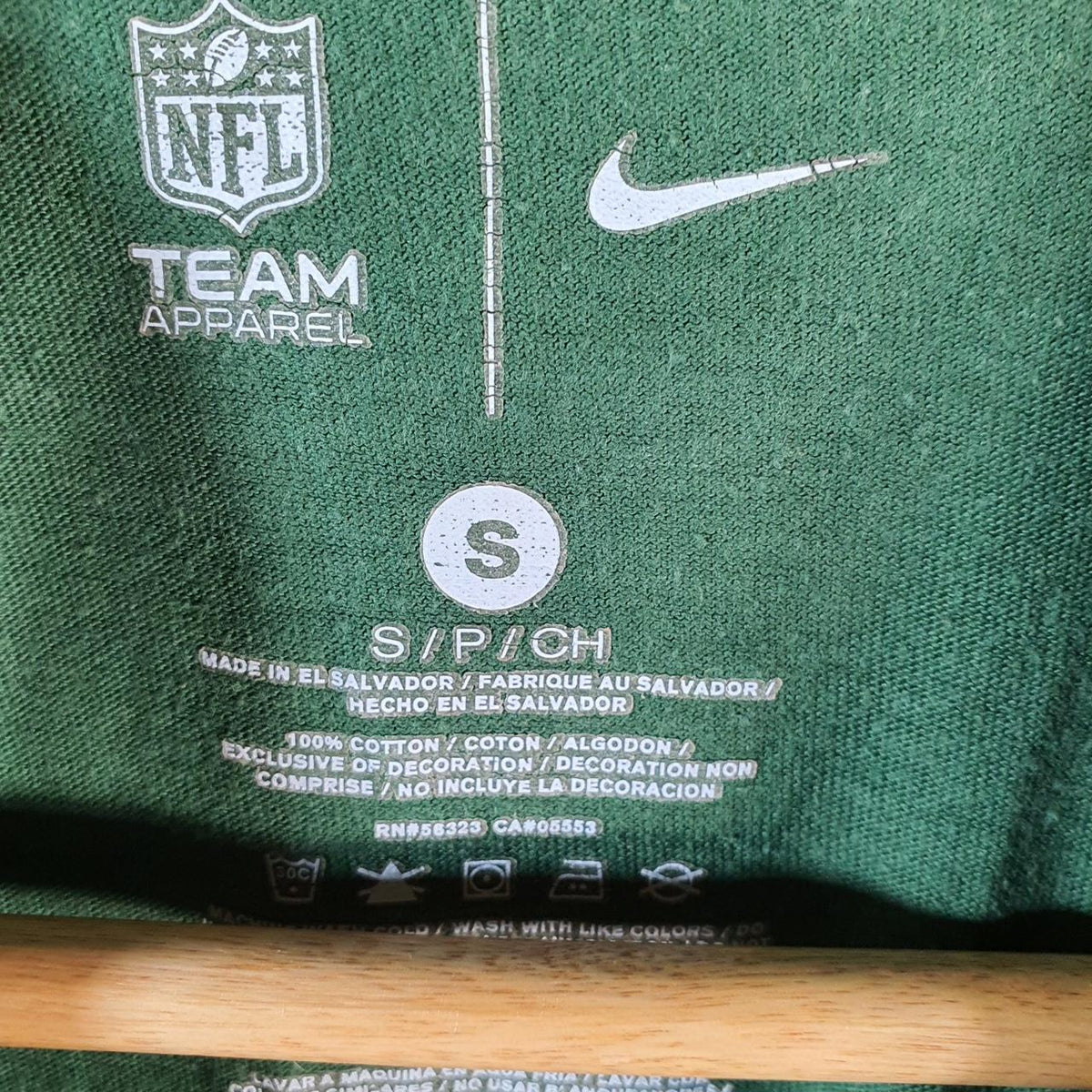 Vintage Nike NFL Green Bay-Packers T Shirt Men’s Small Green Logo Swoosh Athletic