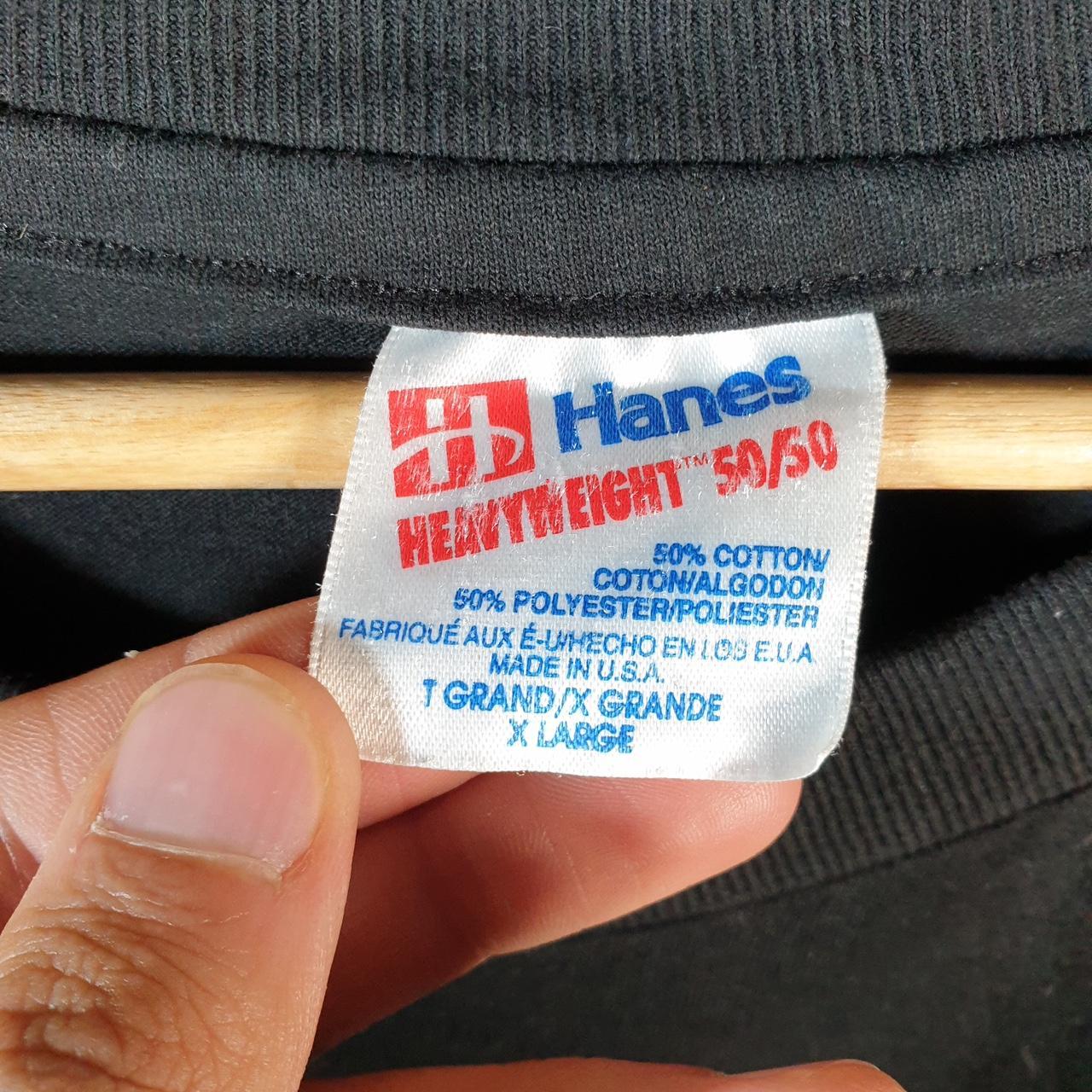 Vintage Hanes Seagrams Crown 90s USA Single Stitch T Shirt Men’s XL Black