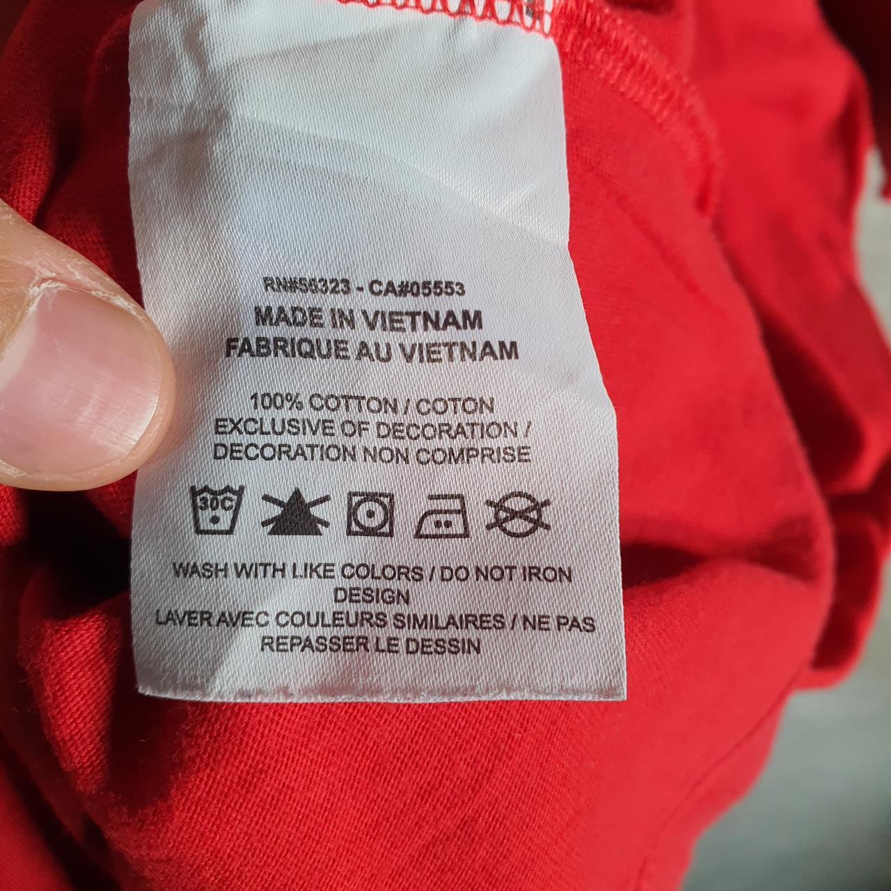 Vintage Nike Club T Shirt Men’s Medium Red Embroidered Swoosh Logo Athletic Big Fish Vintage