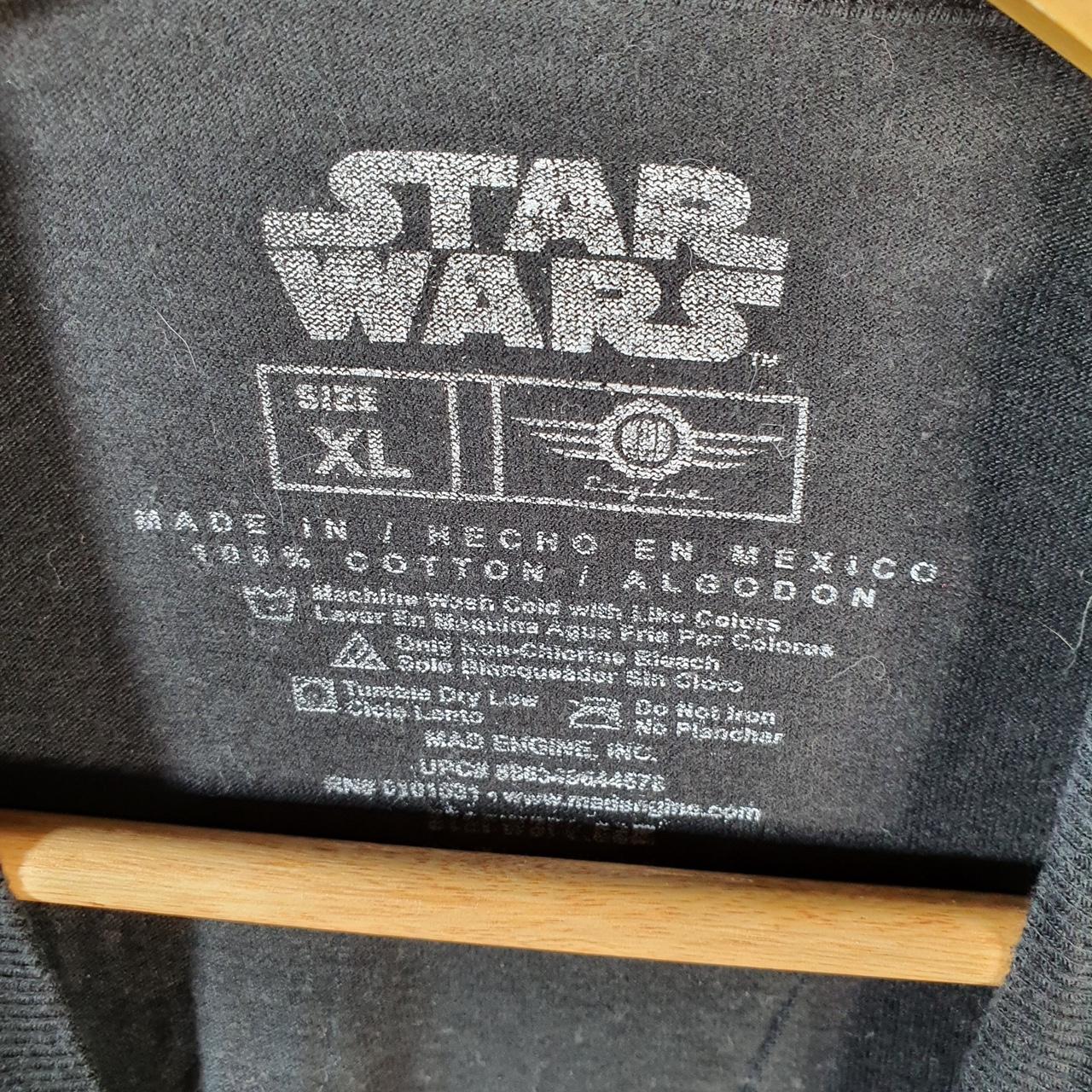 Vintage Star Wars Darth Vader T Shirt Shirt Men’s XL Black Logo Graphic Spellout