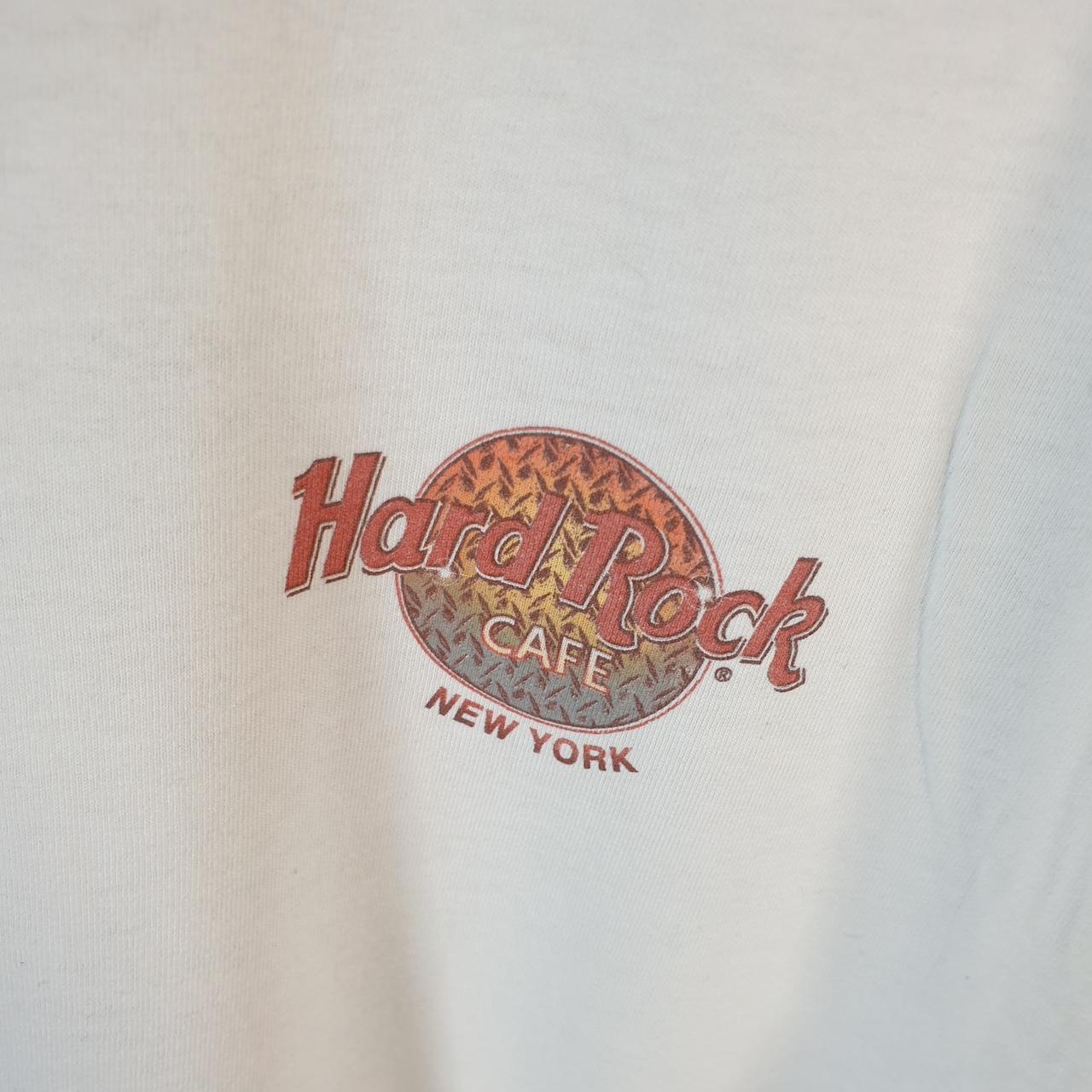 Vintage Hard Rock Cafe New York 90s USA Spellout T Shirt Men’s XL White