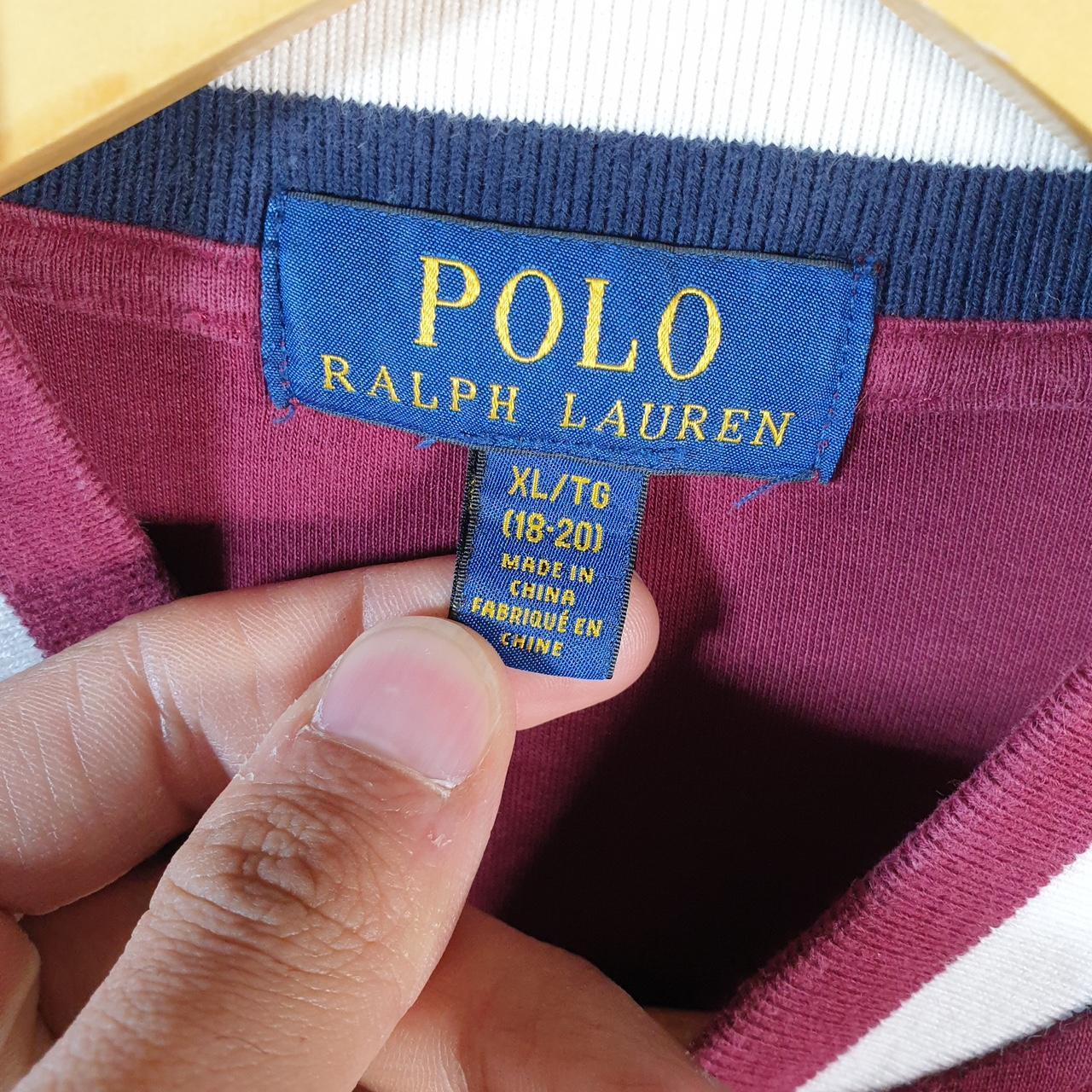 Vintage Ralph Lauren Polo Sweatshirt Womens XL Burgundy Full Zip Pony