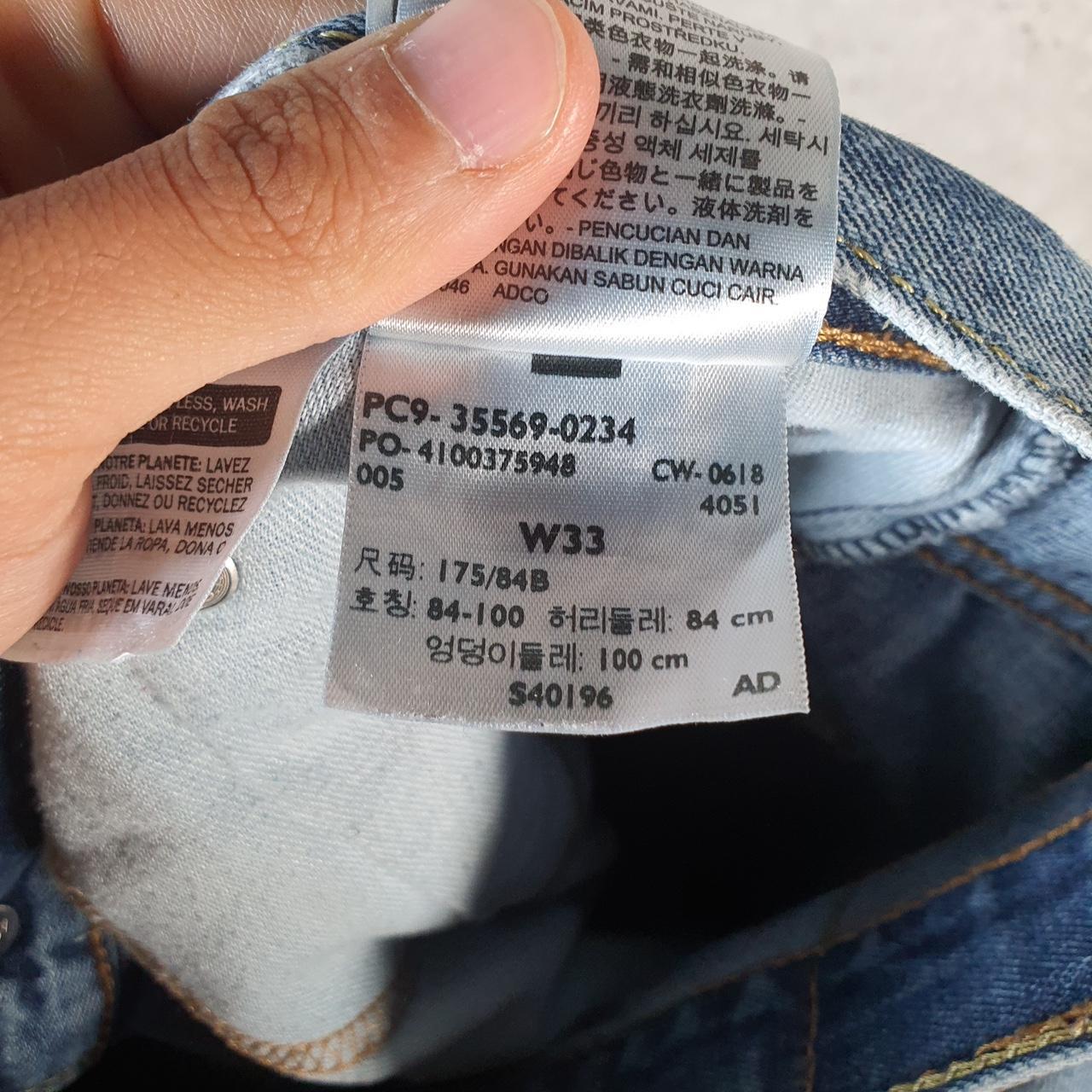 Vintage Levi’s 569 Baggy Shorts Jorts Cargo Mens W33 Blue Relaxed Denim