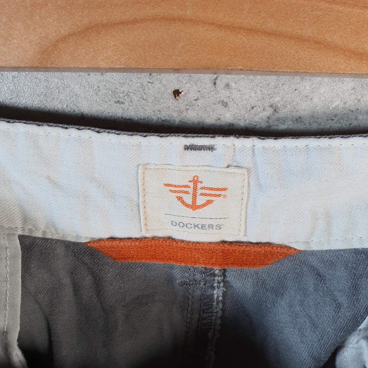 Vintage Dockers Chino Shorts Jorts Cargo Men’s W36 Grey Baggy Cotton