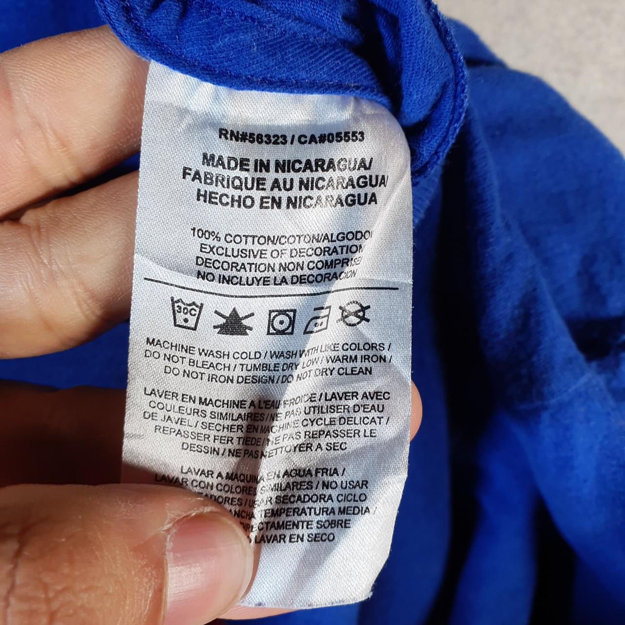 Vintage Nike 2016 MLB Chicago Bears T Shirt Shirt Men’s XL Blue Logo Athletic C9801