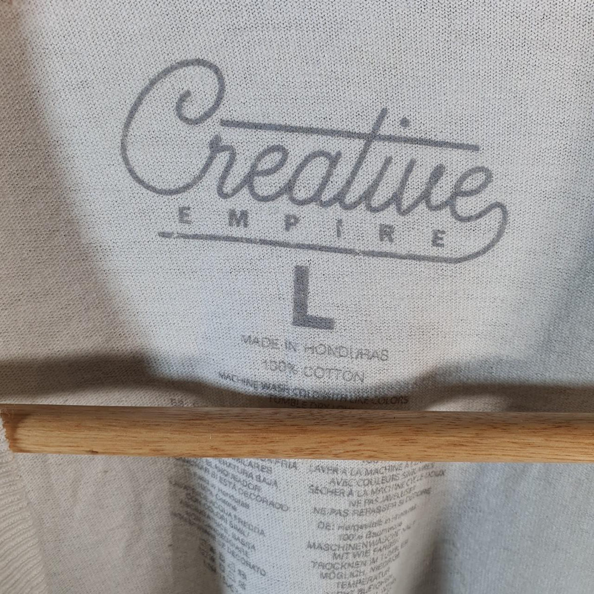 Vintage Creative Empire NASA T Shirt Men’s Large White Logo Graphic Spellout