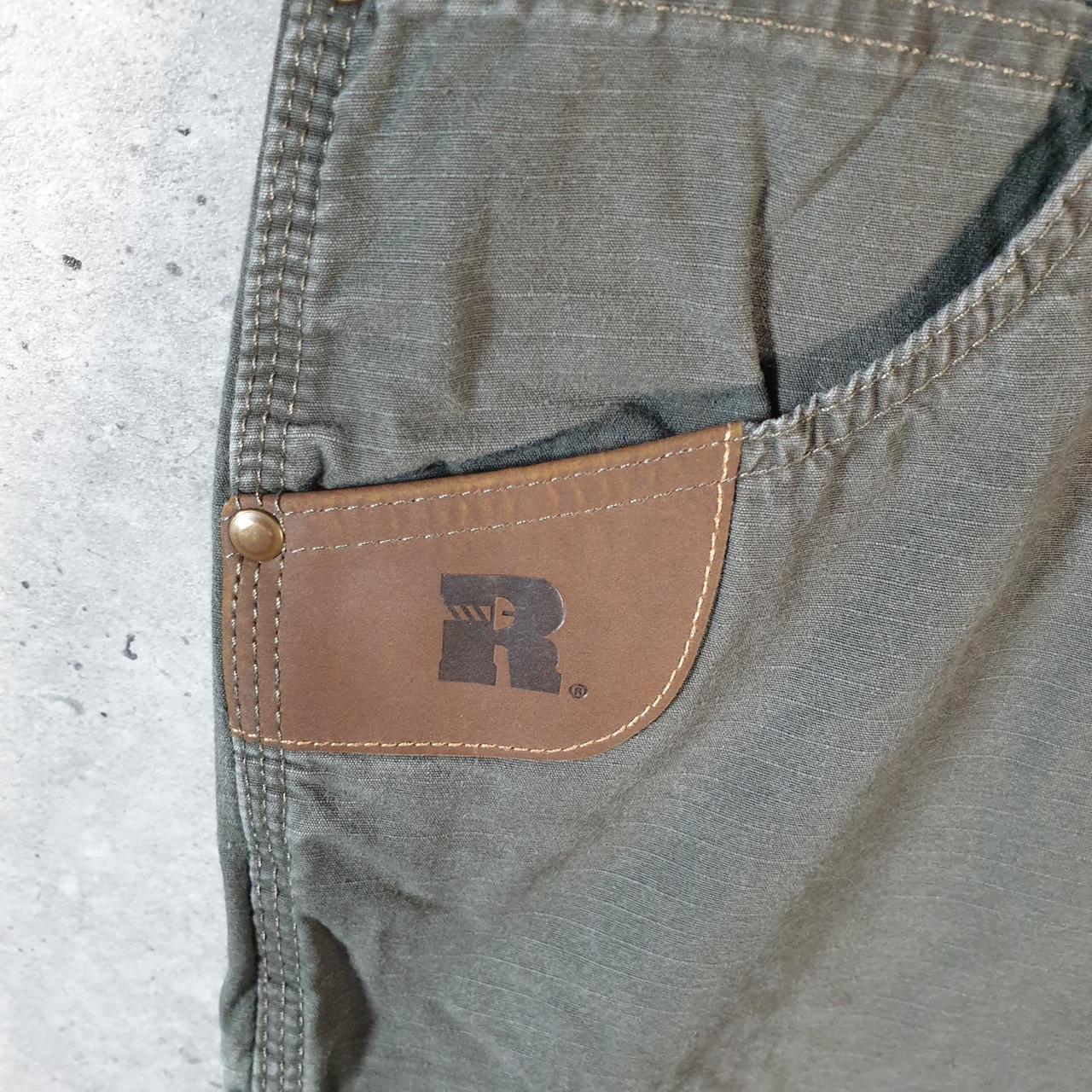 Vintage Wrangler Shorts Jorts Cargo Men’s W38 Relaxed Khaki Green Baggy Cotton