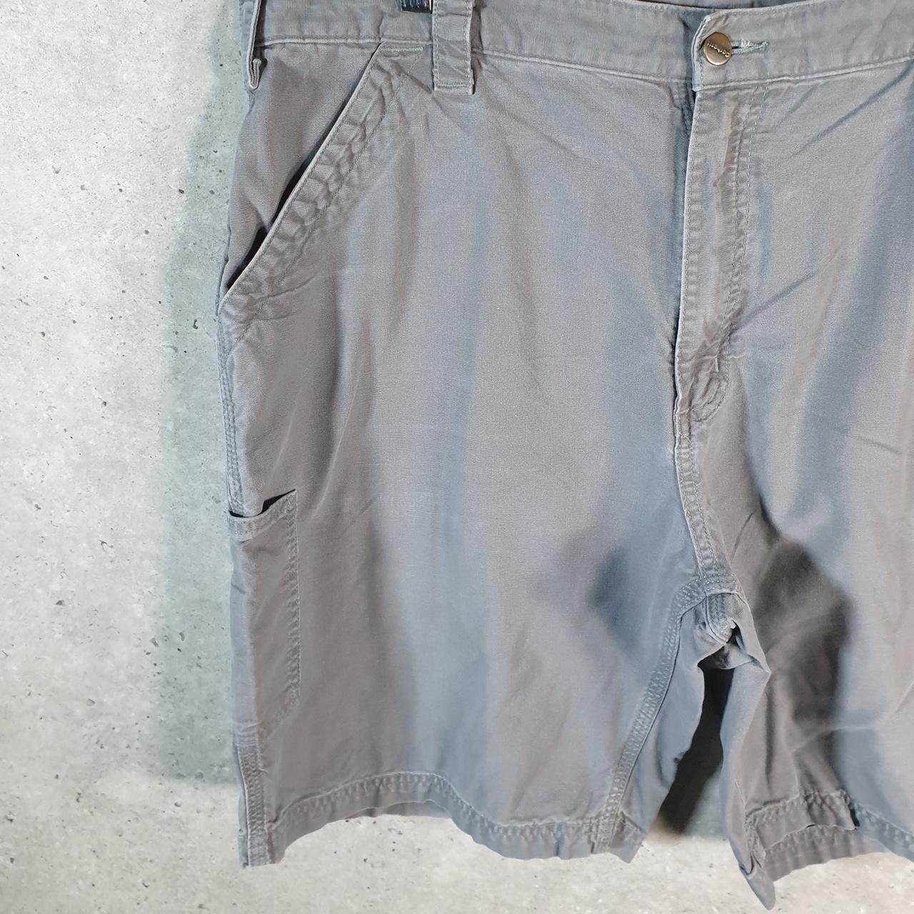 Vintage Carhartt Baggy Carpenter Shorts Jorts Cargo Men’s W40 Grey Original Fit Workwear
