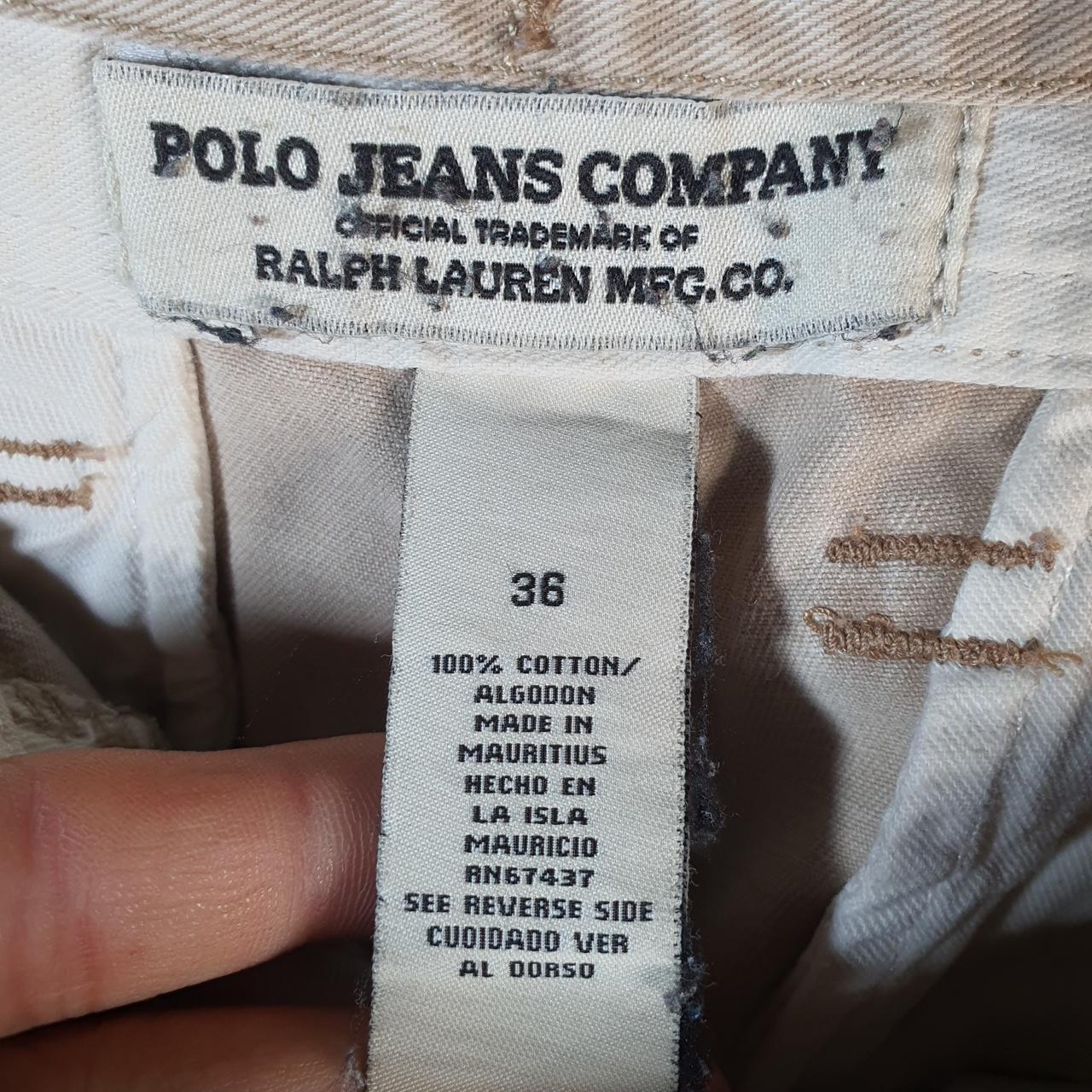 Vintage Ralph Lauren Polo Shorts Jorts Chino Cargo Men’s W36 Brown Baggy Cotton