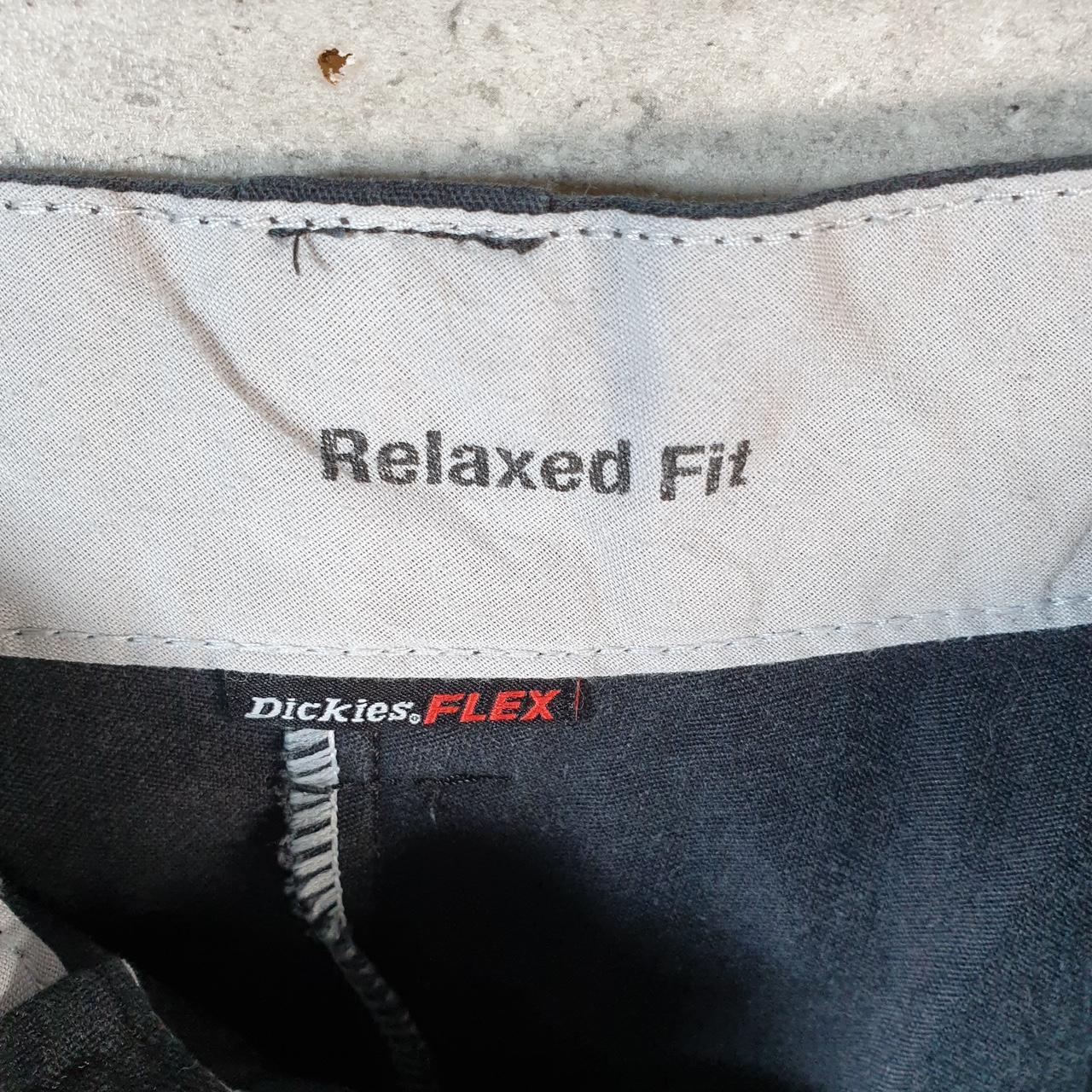 Vintage Dickies Flex Baggy Chino Shorts Jorts Cargo Mens W40 Black Relaxed Fit