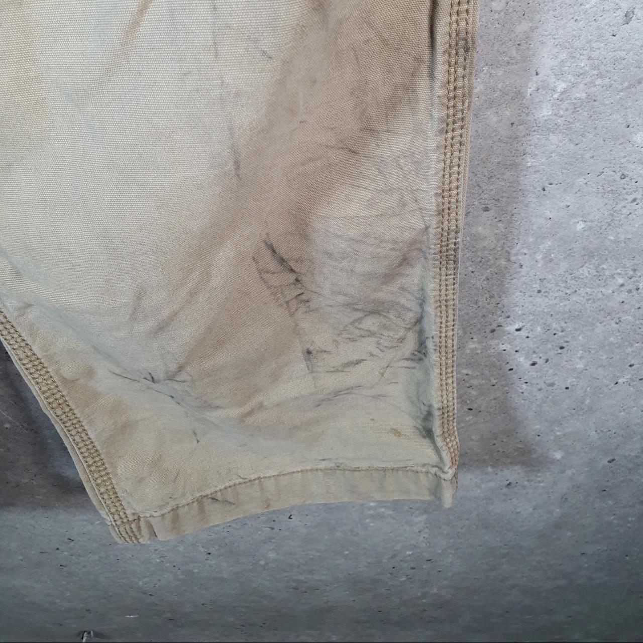 Vintage Carhartt Carpenter Trousers Mens W36 L34 Brown Relaxed Fit Workwear USA