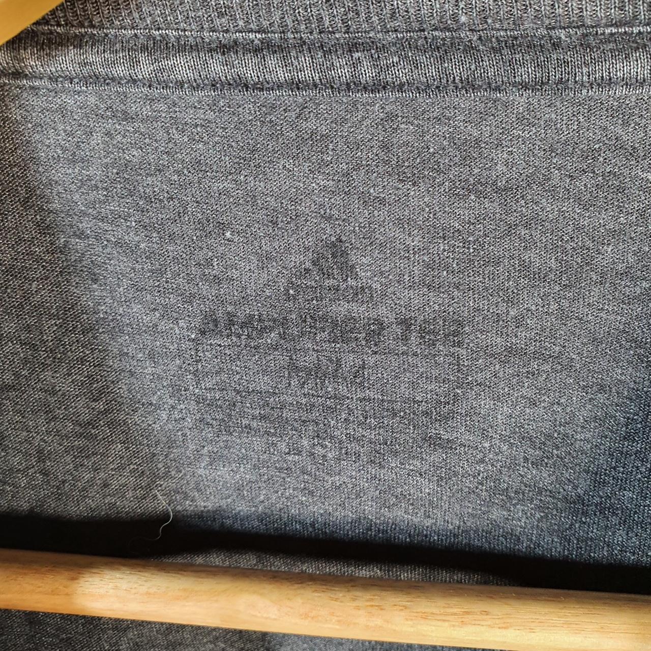 Vintage Adidas Amplifier T Shirt Men’s Medium Grey Three Stripes Logo Athletic