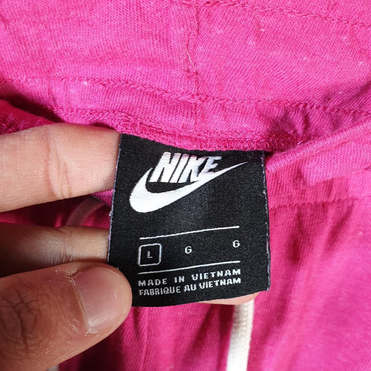Vintage Nike Club Sweatpant Joggers Womens Large Pink Swoosh Sports Tracksuit Big Fish Vintage