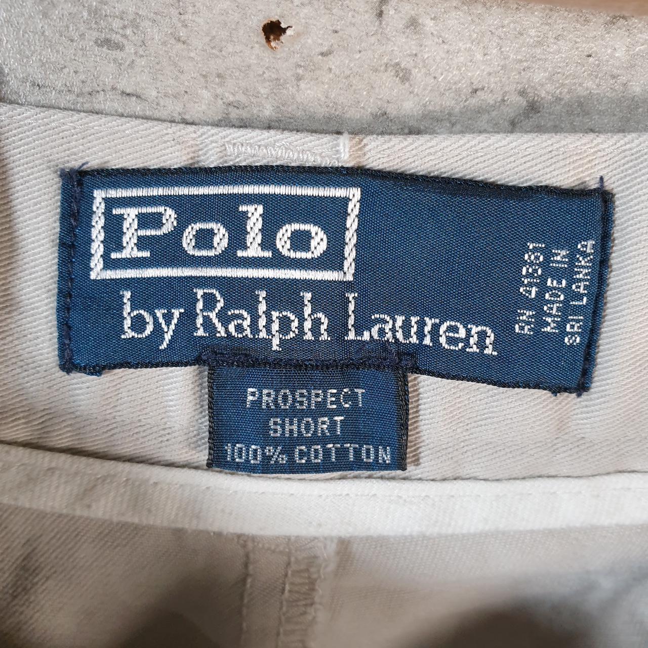 Vintage Ralph Lauren Polo Shorts Jorts Chino Cargo Men’s W36 Brown Baggy Cotton