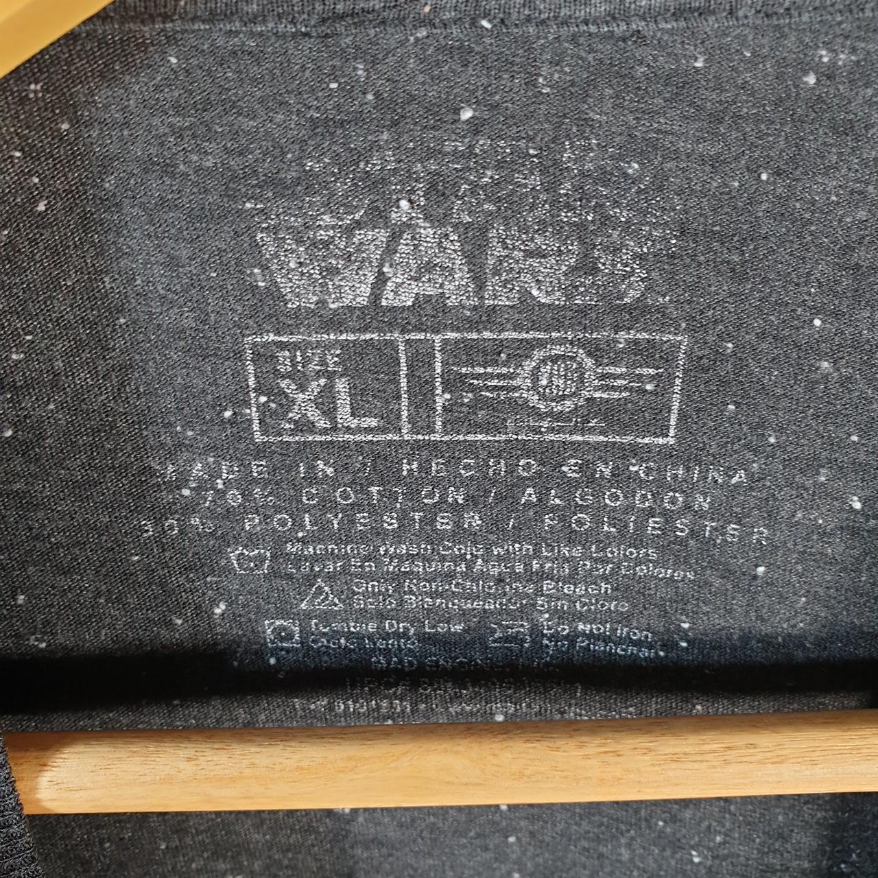 Vintage Star Wars Movie T Shirt Men’s XL Grey Logo Graphic Spellout