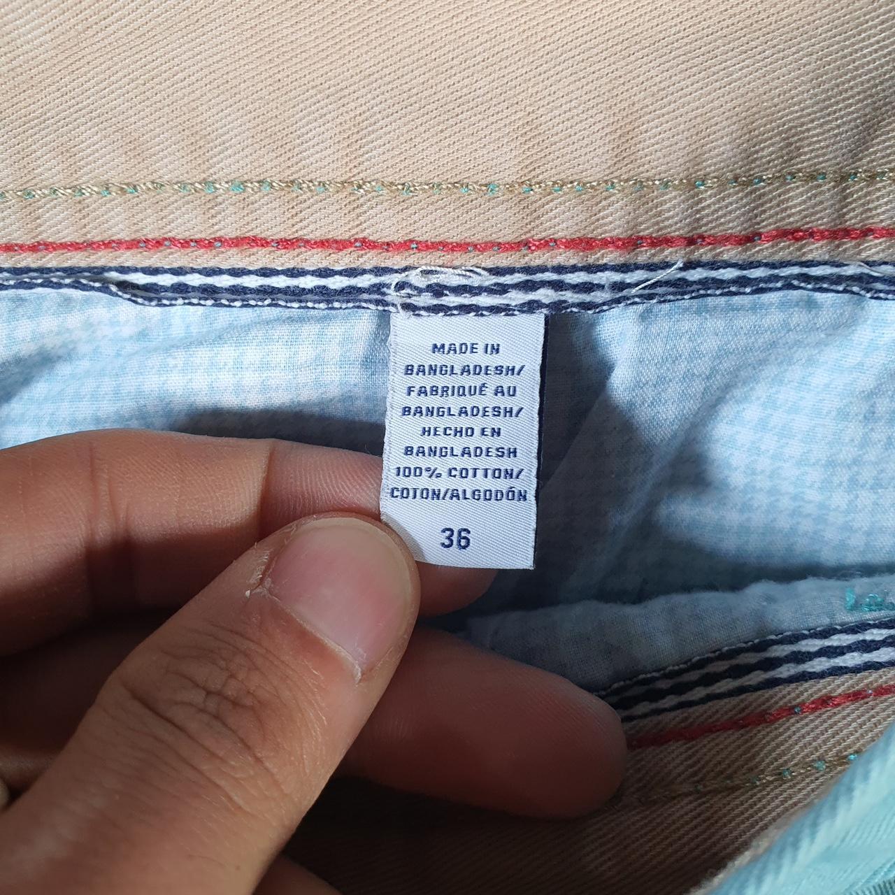 Vintage Izod Golf Chino Shorts Jorts Cargo Men’s W36 Blue Baggy Cotton