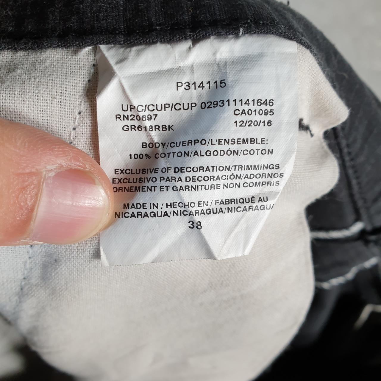 Vintage Dickies Baggy Chino Shorts Jorts Cargo Mens W38 Black Relaxed Fit