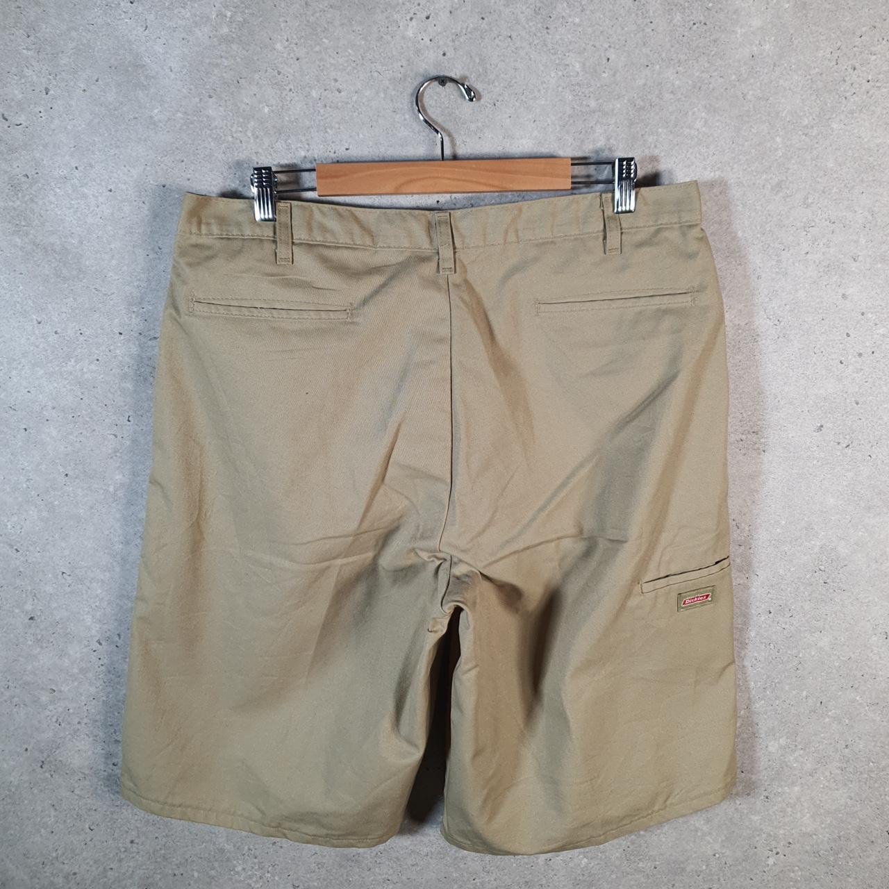 Vintage Dickies Baggy Chino Shorts Jorts Cargo Mens W38 Brown Relaxed Fit