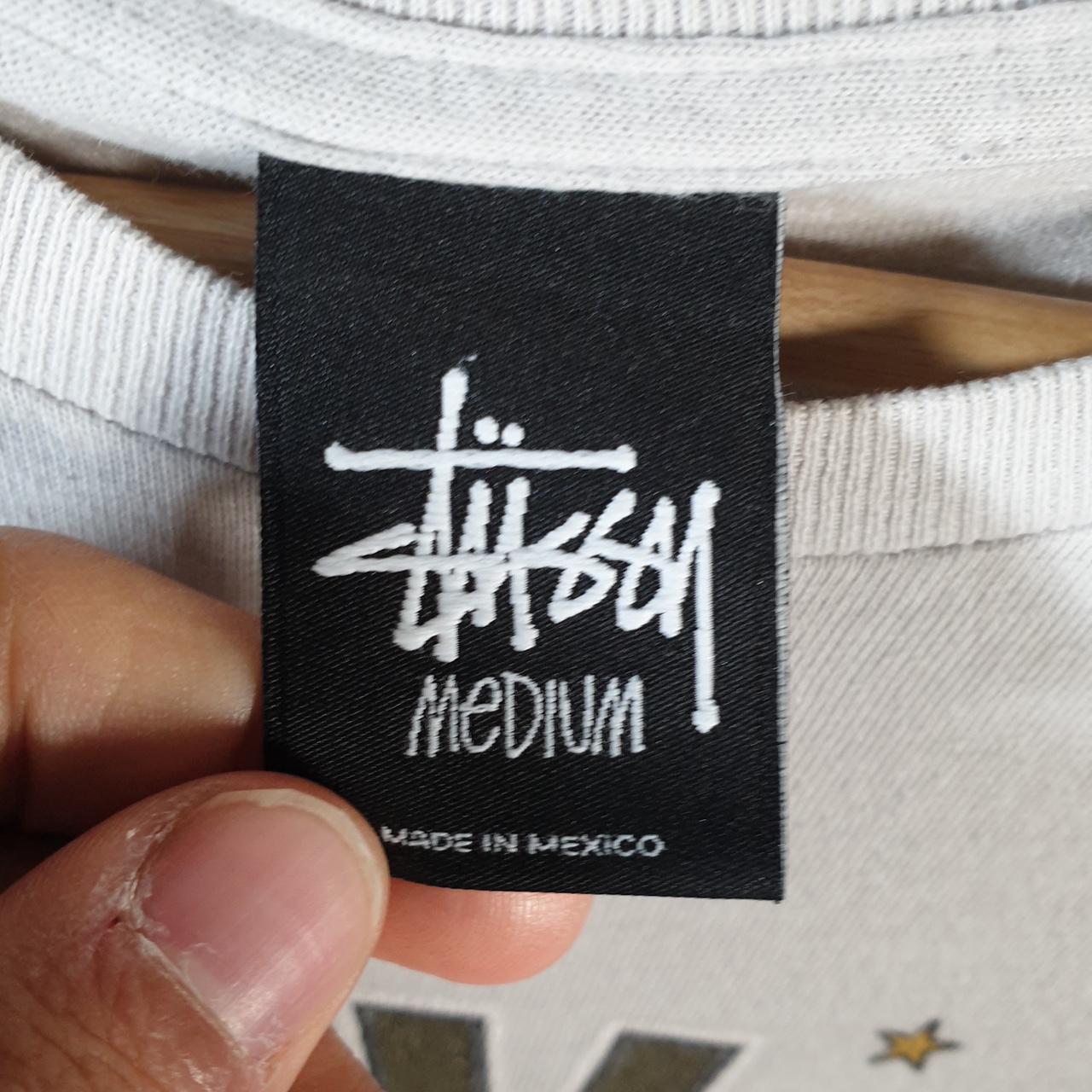 Vintage Stussy Spellout Las Vegas Nevada Printed T Shirt Men’s Medium Graphic Short Sleeve Big Fish Vintage