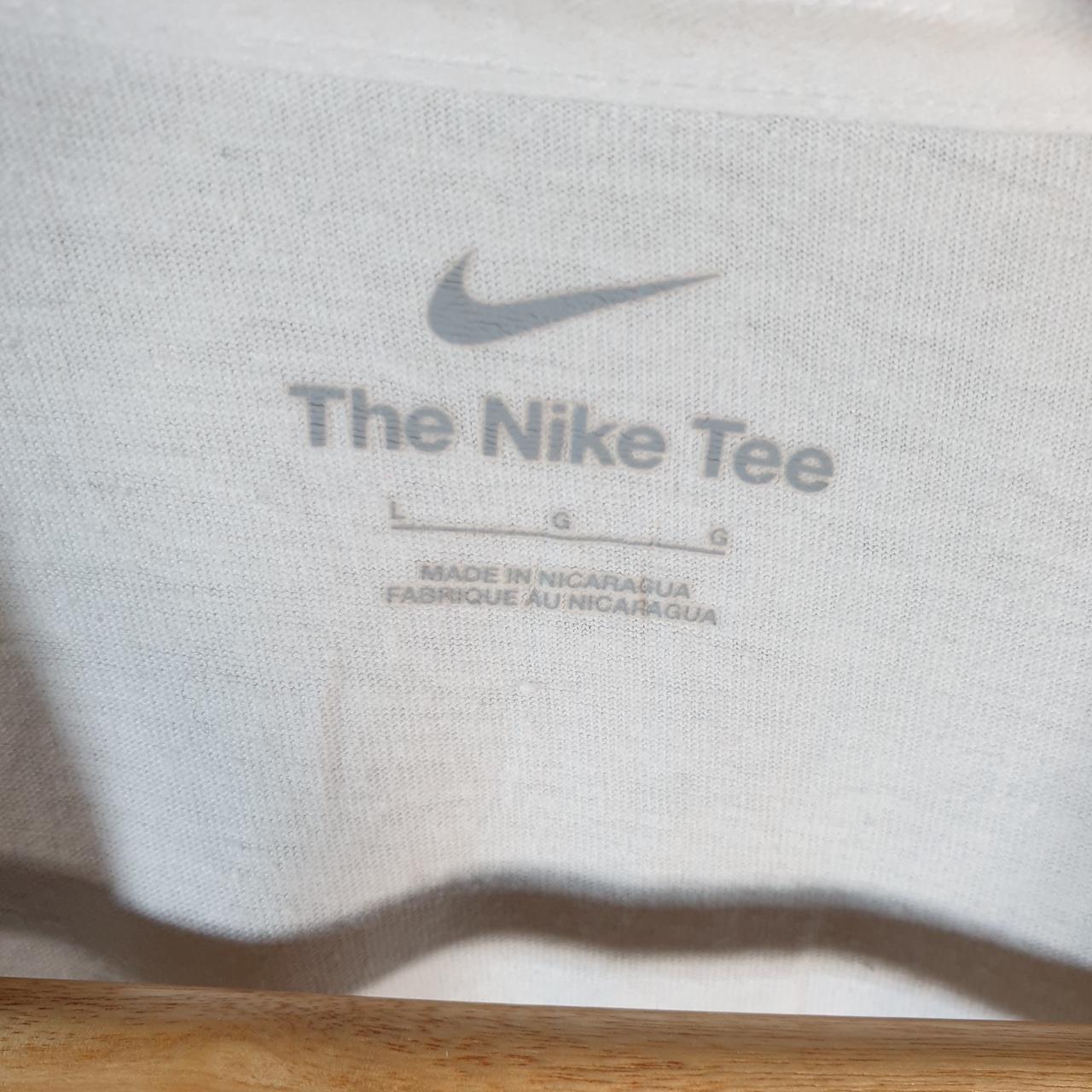 Vintage Nike Just Do It T Shirt Men’s Large White Logo Swoosh Athletic