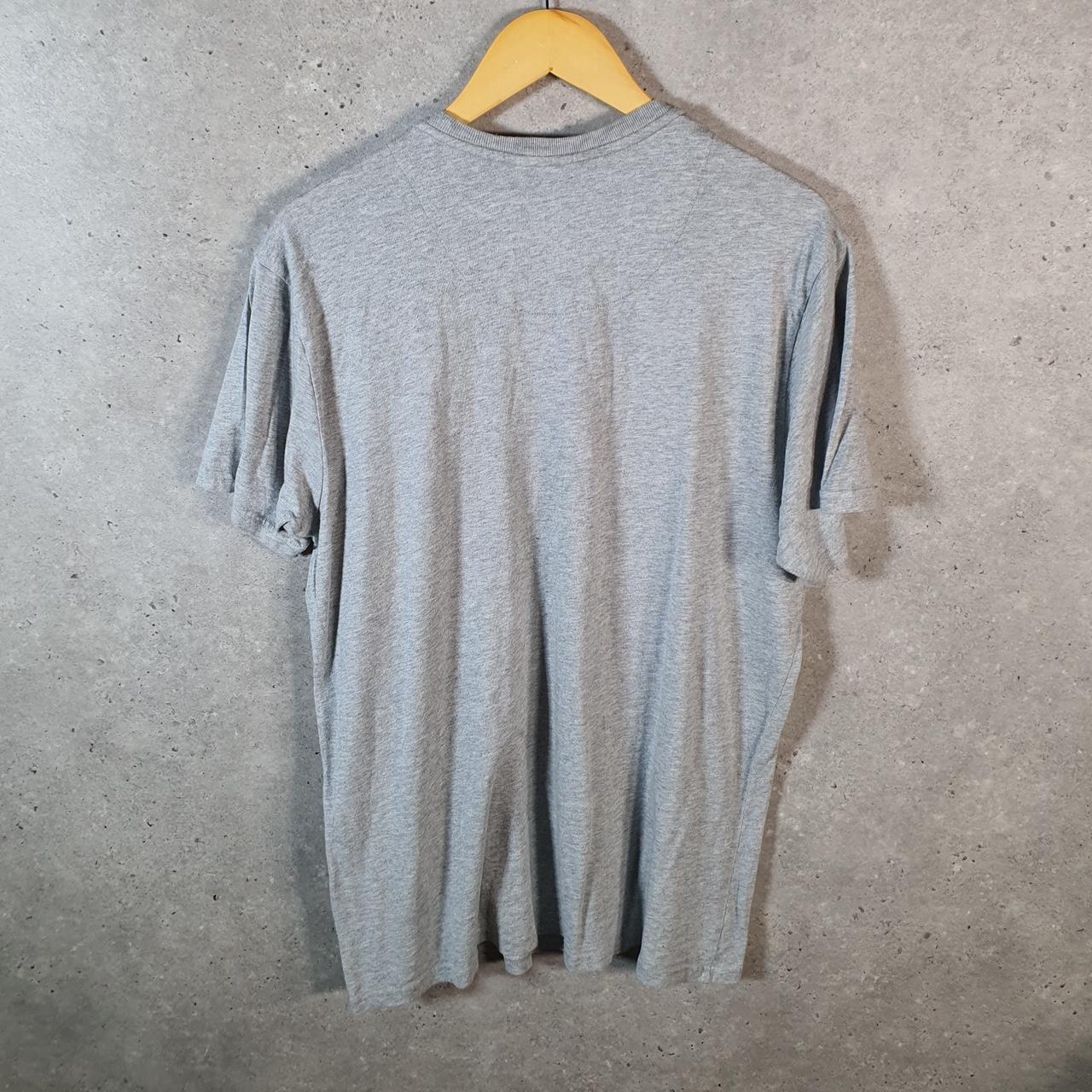 Vintage Ralph Lauren Polo T Shirt Men’s Large Grey Embroidered Pony Classic Fit C9123