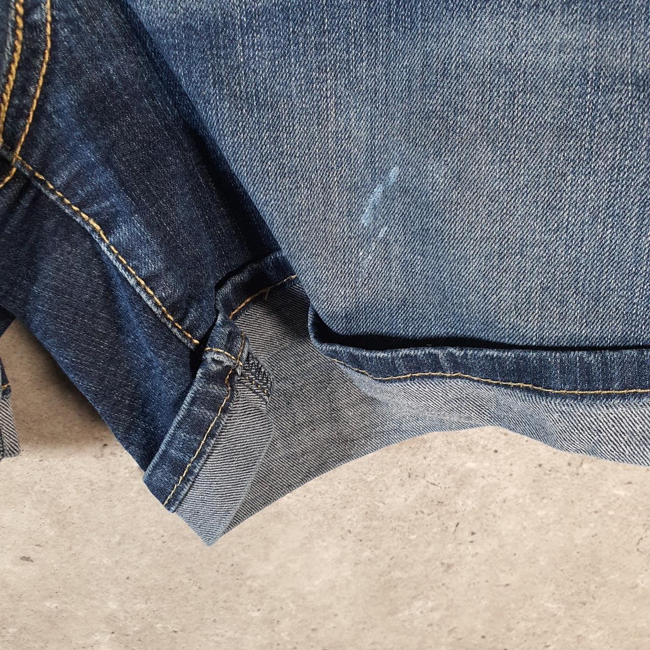 Vintage Levi’s Baggy Shorts Jorts Cargo Womens W27 Blue Relaxed Denim