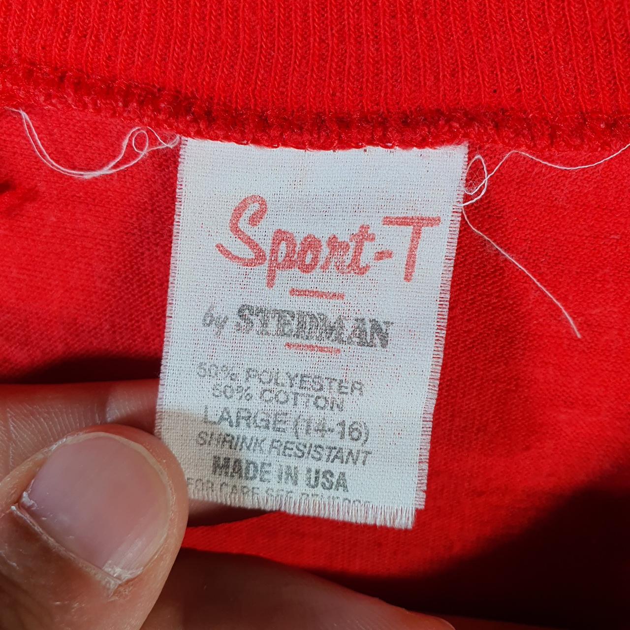 Vintage Stedman Catholic Life Church 90s USA Single Stitch T Shirt Men’s XS Red