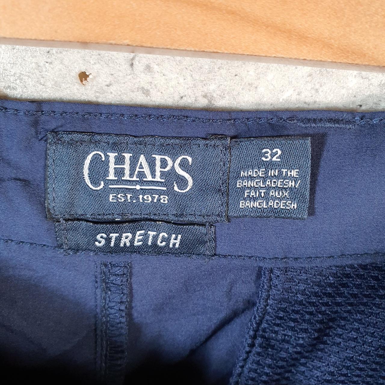 Vintage Chaps Ralph Lauren Chino Shorts Jorts Cargo Men’s W32 Blue Baggy Cotton
