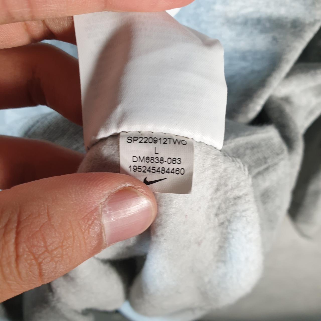 Vintage Nike Club Hoodie Womens Large Grey Centre Swoosh Y2K Pullover Logo