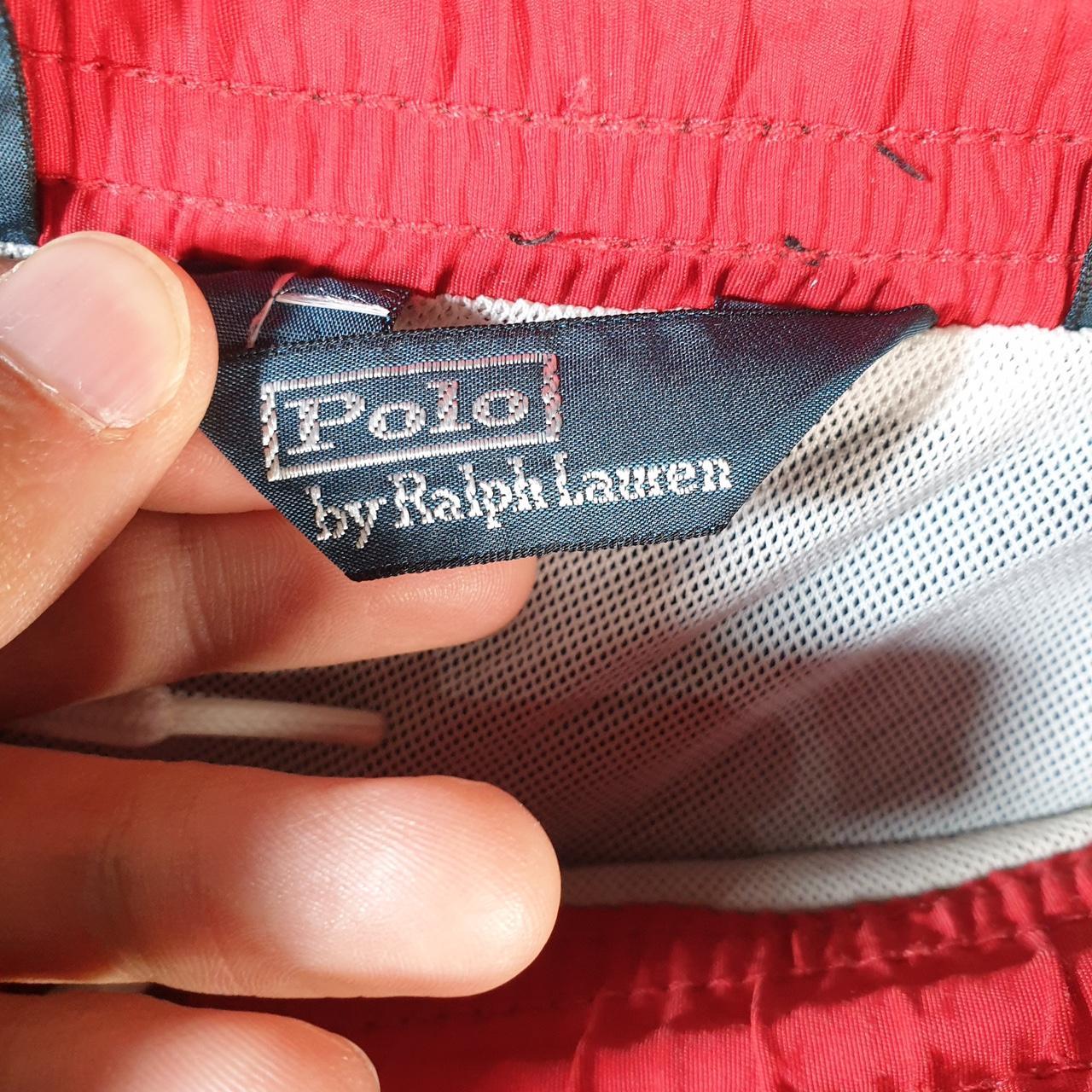 Vintage Ralph Lauren Polo Swim Shorts Swimming Cargo Men’s Medium Black Baggy