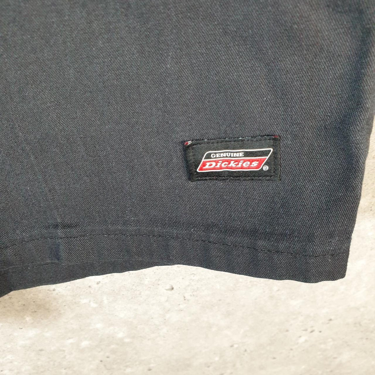 Vintage Dickies Baggy Chino Shorts Jorts Cargo Mens W36 Black Relaxed Fit