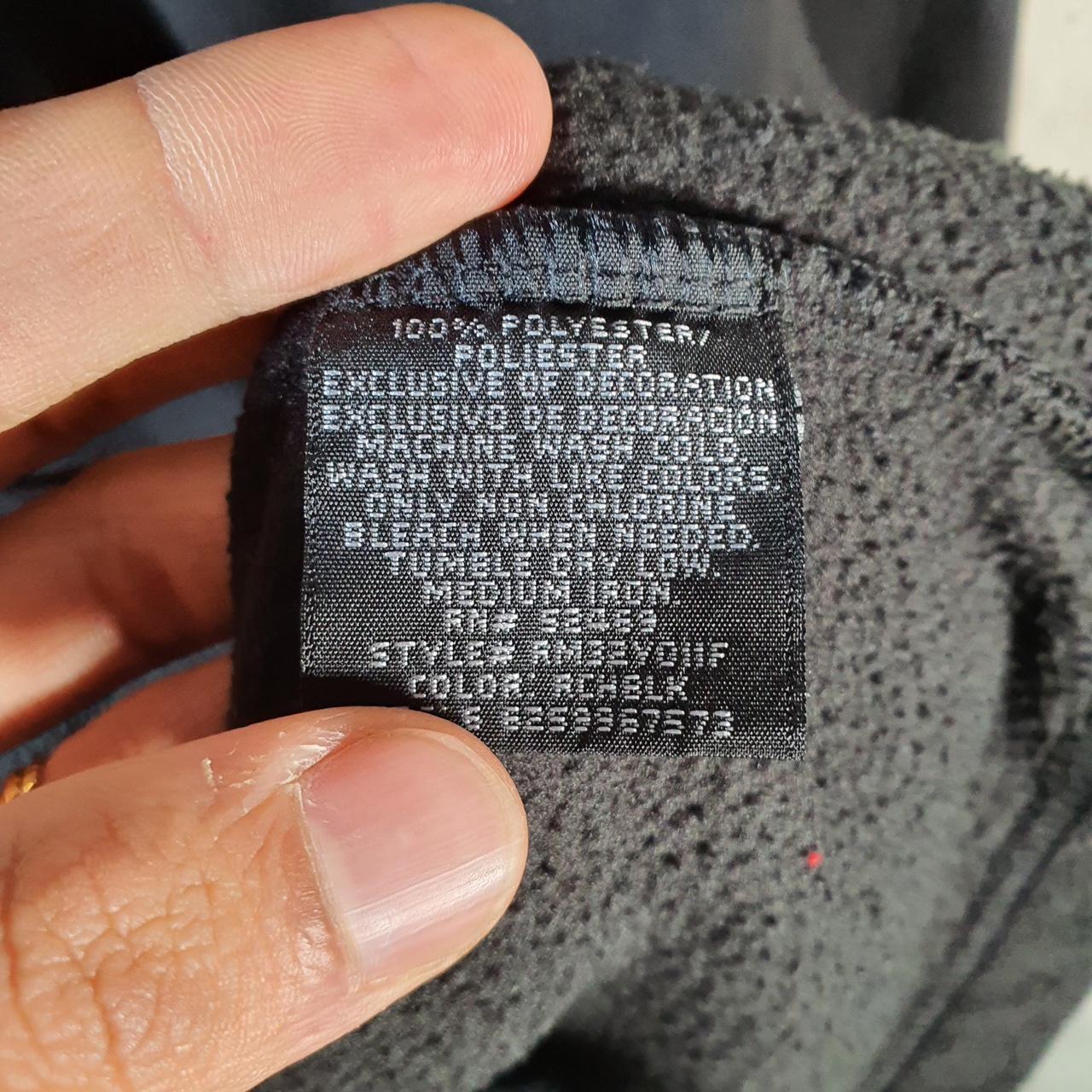 Vintage Starter 1/4 Zip Fleece Sweatshirt Mens Medium Black Logo Winter