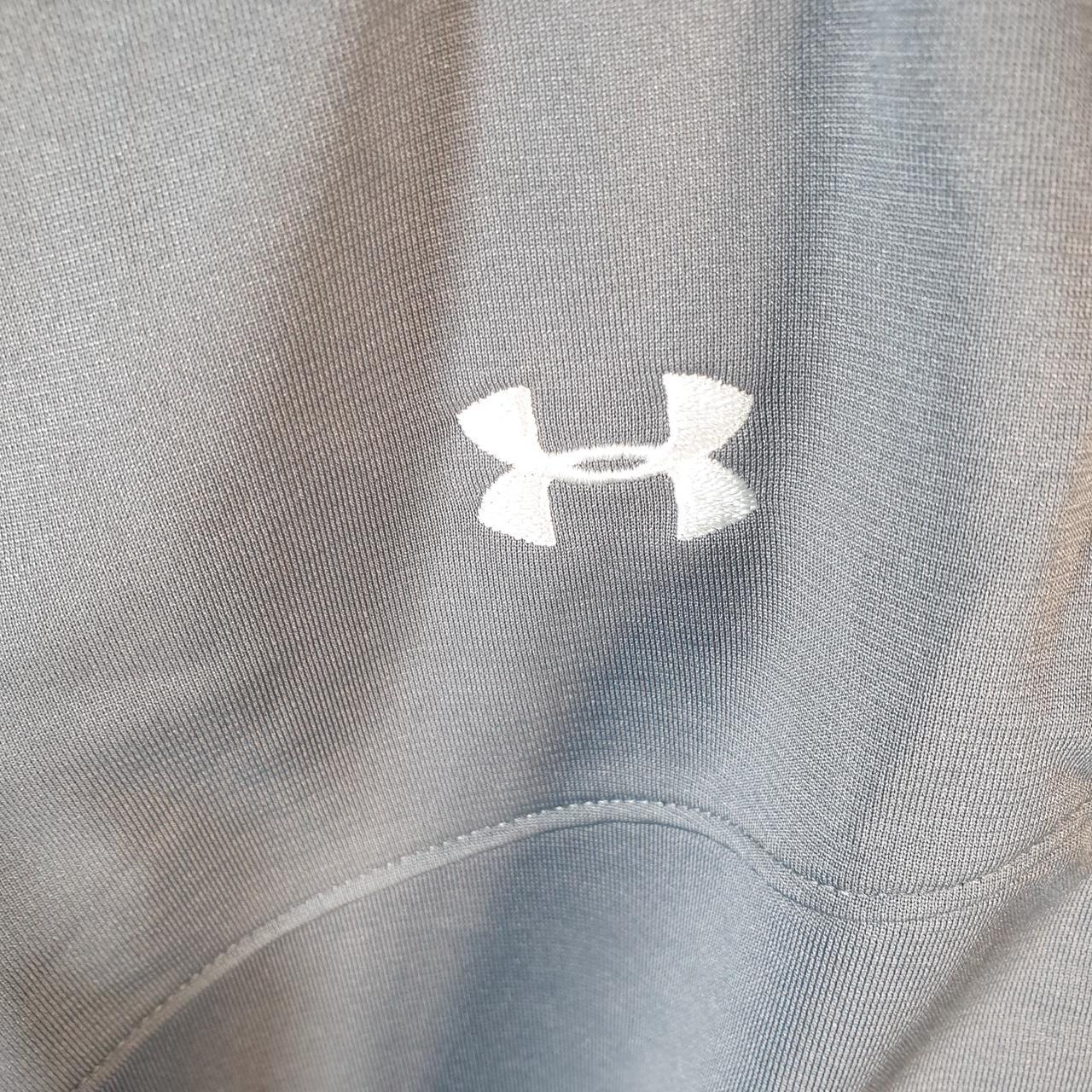 Vintage Under Armour Windbreaker Track Jacket Mens M Grey USA Full Zip