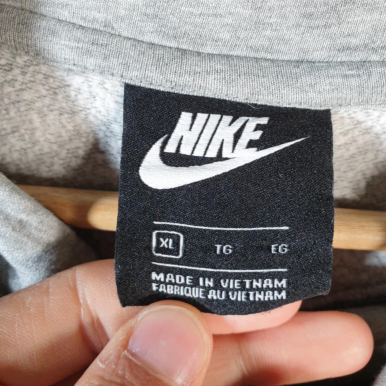 Vintage Nike Club Hoodie Womens XL Grey Swoosh Y2K Pullover