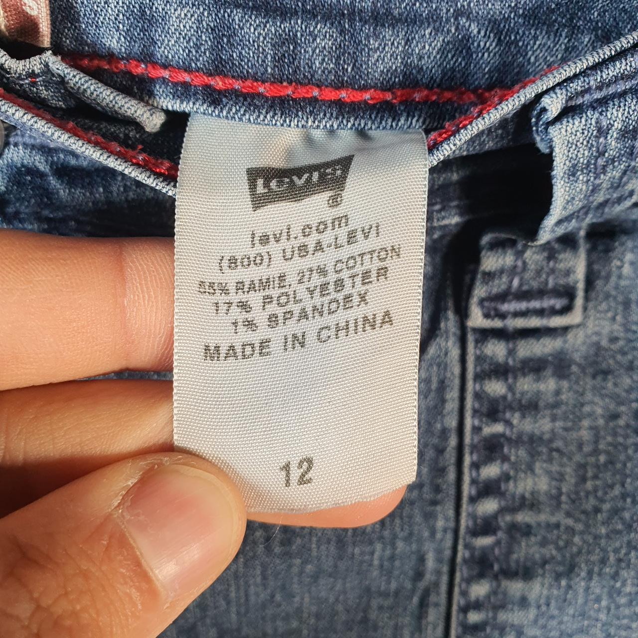 Vintage Levi’s Baggy Shorts Jorts Cargo Womens W32 Blue Relaxed Denim