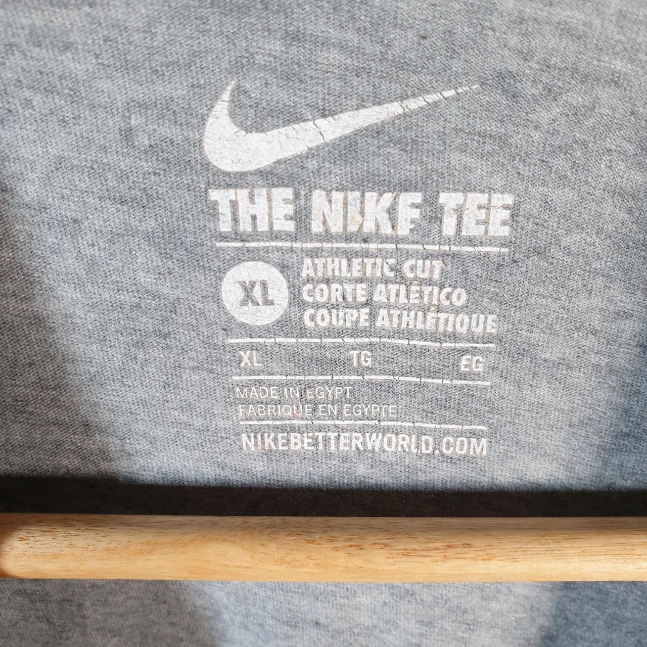 Vintage Nike Just Do It Spellout T Shirt Men’s XL Grey Swoosh Logo