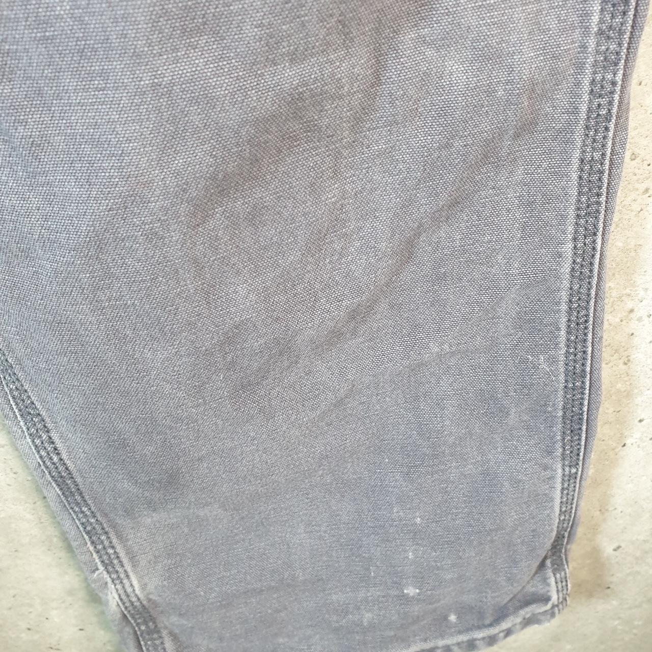 Vintage Carhartt Carpenter Trousers Mens W33 L34 Grey Relaxed Fit Workwear USA
