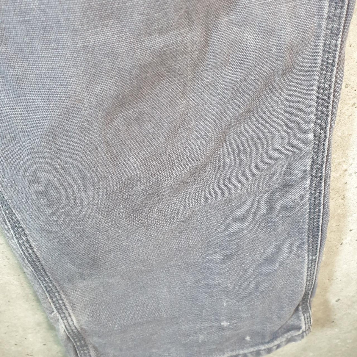 Vintage Carhartt Carpenter Trousers Mens W33 L34 Grey Relaxed Fit Workwear USA