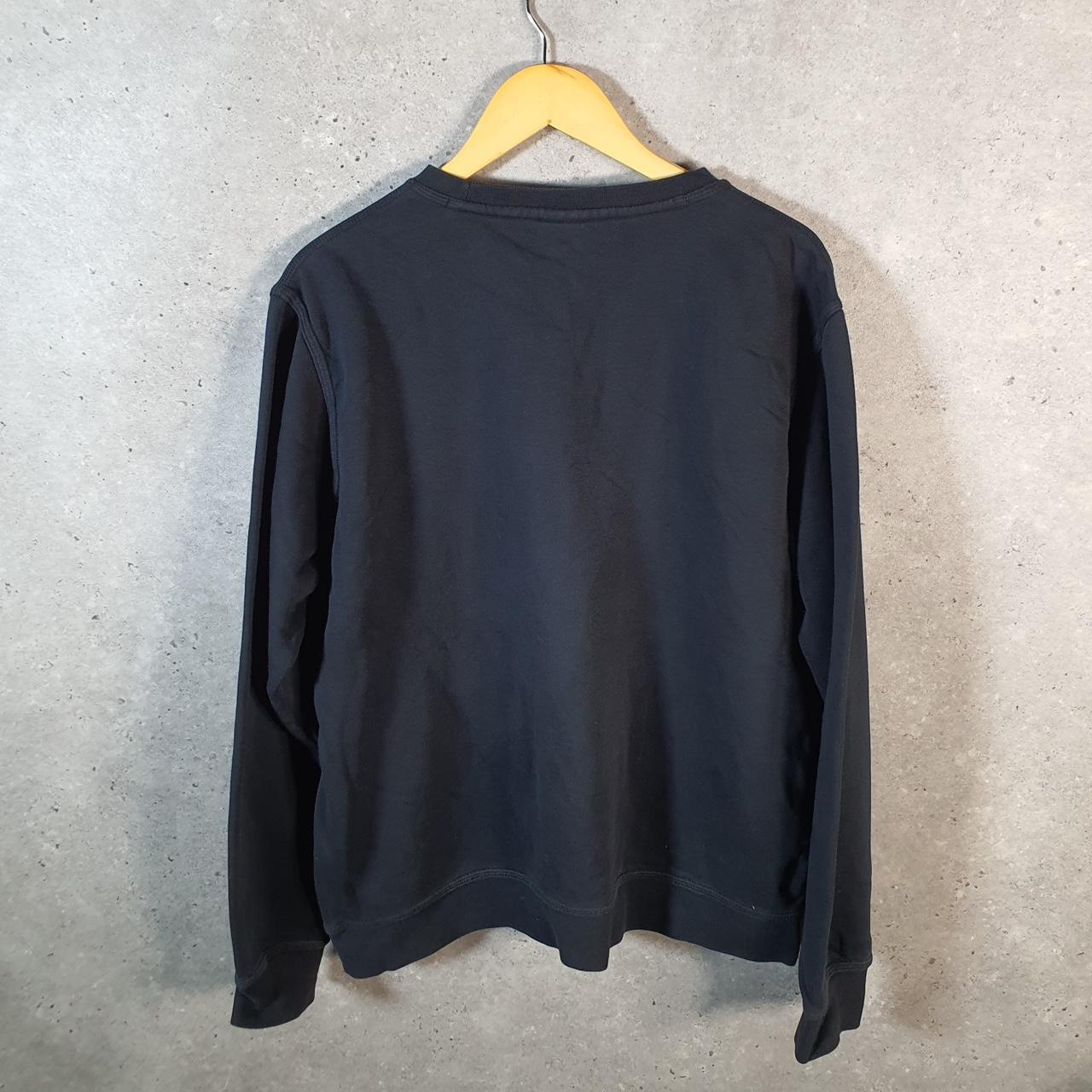 Vintage Nike Club Sweatshirt Men’s XL Black Swoosh Y2K Pullover Logo