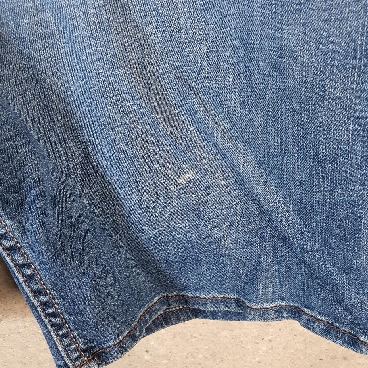 Vintage Lee Baggy Shorts Jorts Cargo Womens W30 Blue Denim Relaxed Cargo