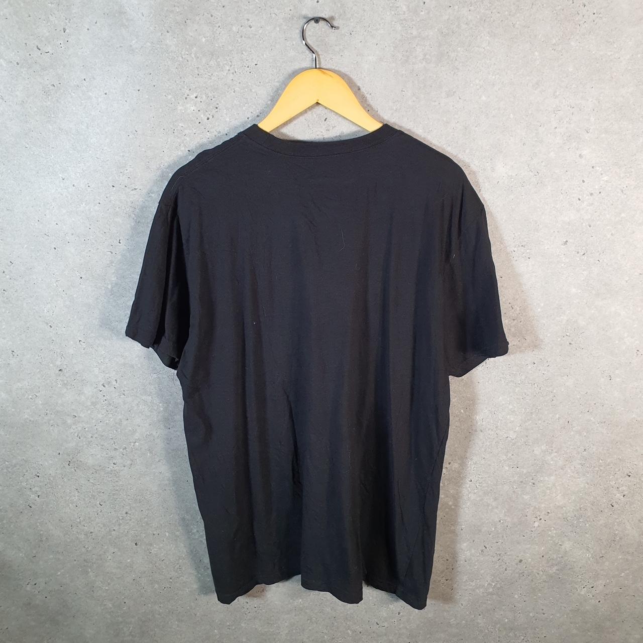 Vintage Adidas Golf Spellout T Shirt Shirt Men’s XL Black Three Stripes Logo Athletic C9850