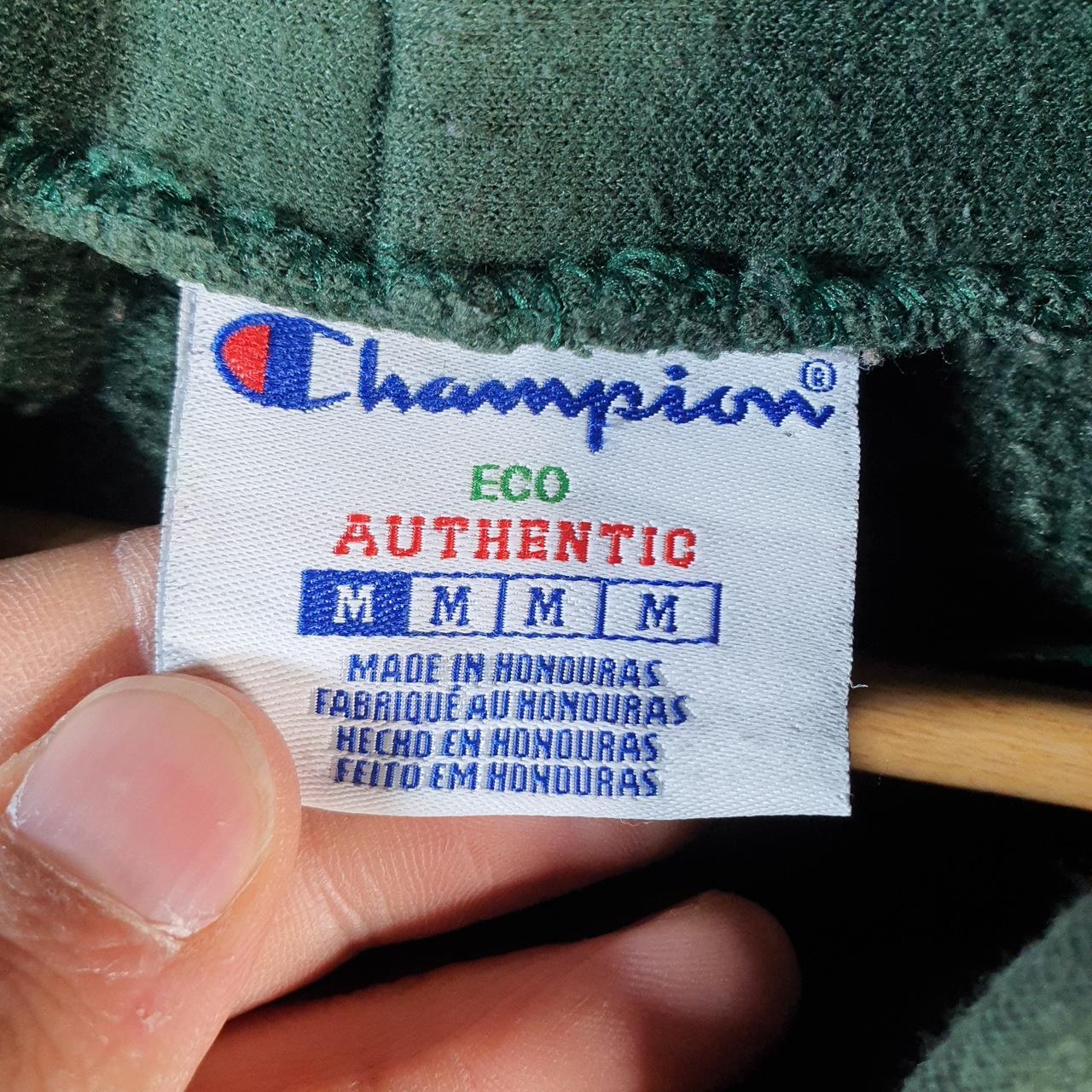 Vintage Champion Hoodie Men’s Medium Green Pro Sport Pullover McLuhan Class 2018