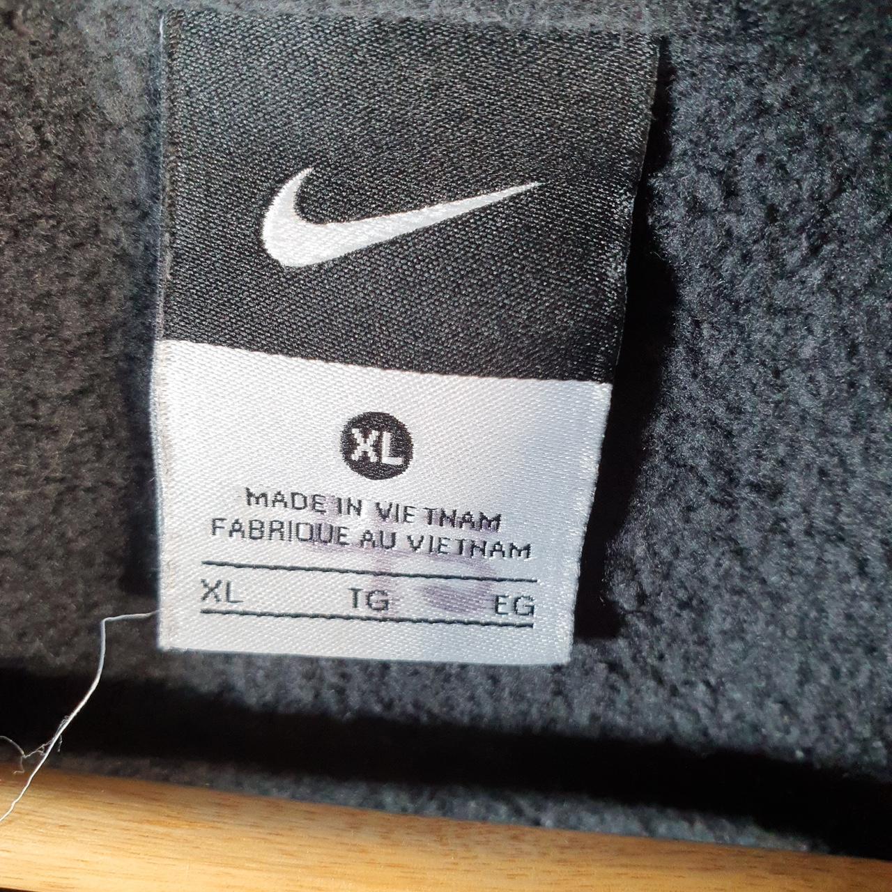 Vintage Nike Club Sweatshirt Men’s XL Black 1/4 Zip Swoosh East Carolina Military Bowl