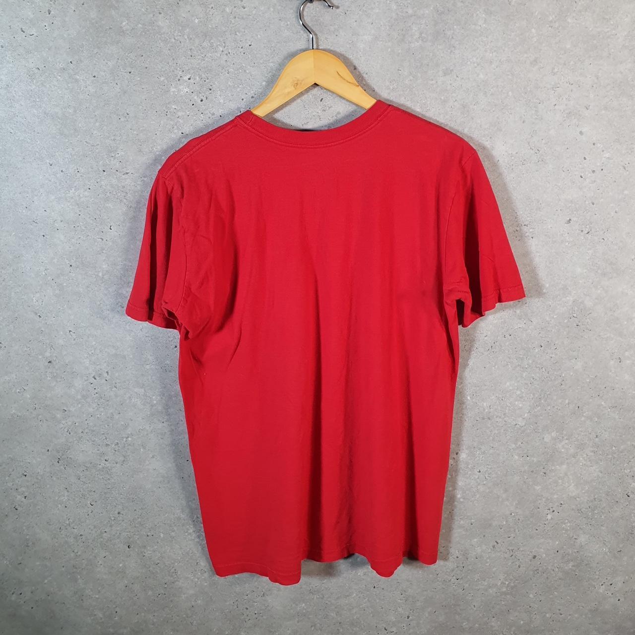 Vintage Nike Just Do It T Shirt Men’s Large Red Printed Single Swoosh Logo Athletic Big Fish Vintage